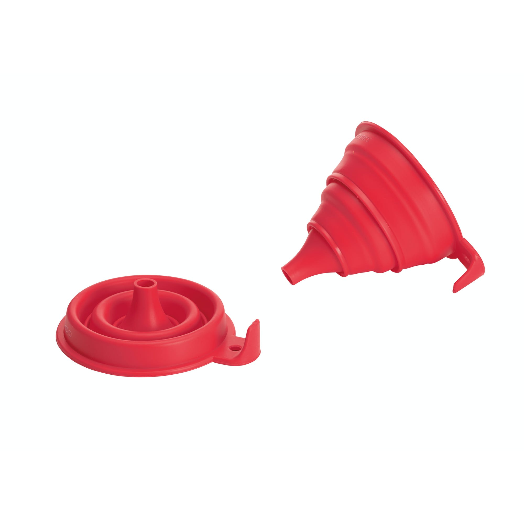 Colourworks Silicone Collapsible Funnel Set - Space Saving Kitchen Funnel for Cooking, Baking, Oil Transfer & DIY Projects - BPA Free, Dishwasher Safe