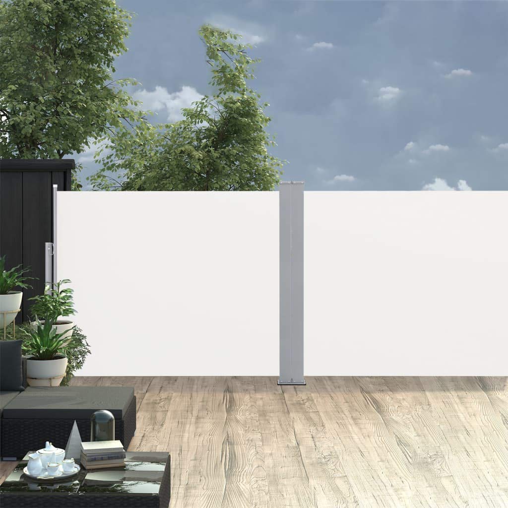 Retractable Side Awning UV Resistant Waterproof Patio Privacy Screen - 47.2