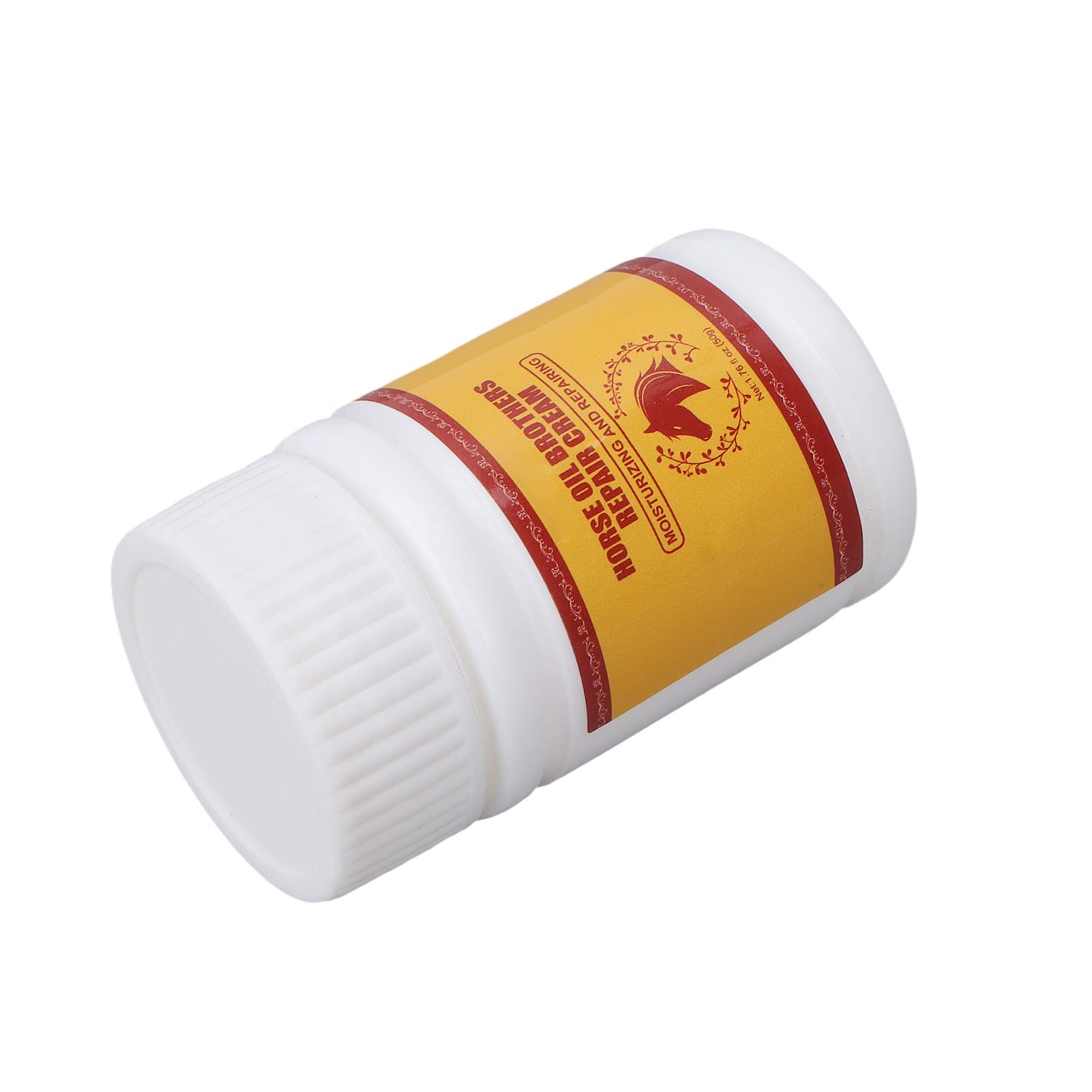 Horse Oil Cream for Swelling Relief & Foot Repair - 50g Fast-Absorbing Moisturizer | Ideal for Cracked Heels, Dry Skin & Post-Workout Recovery