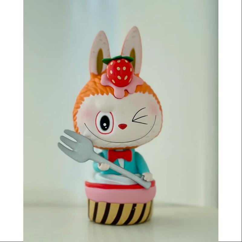Labubu The Monsters Patisserie Series Panna Cotta Cake - Cute Collectible Vinyl Figure for Anime Fans | Perfect for Display, Gifts & Pop Culture Decor