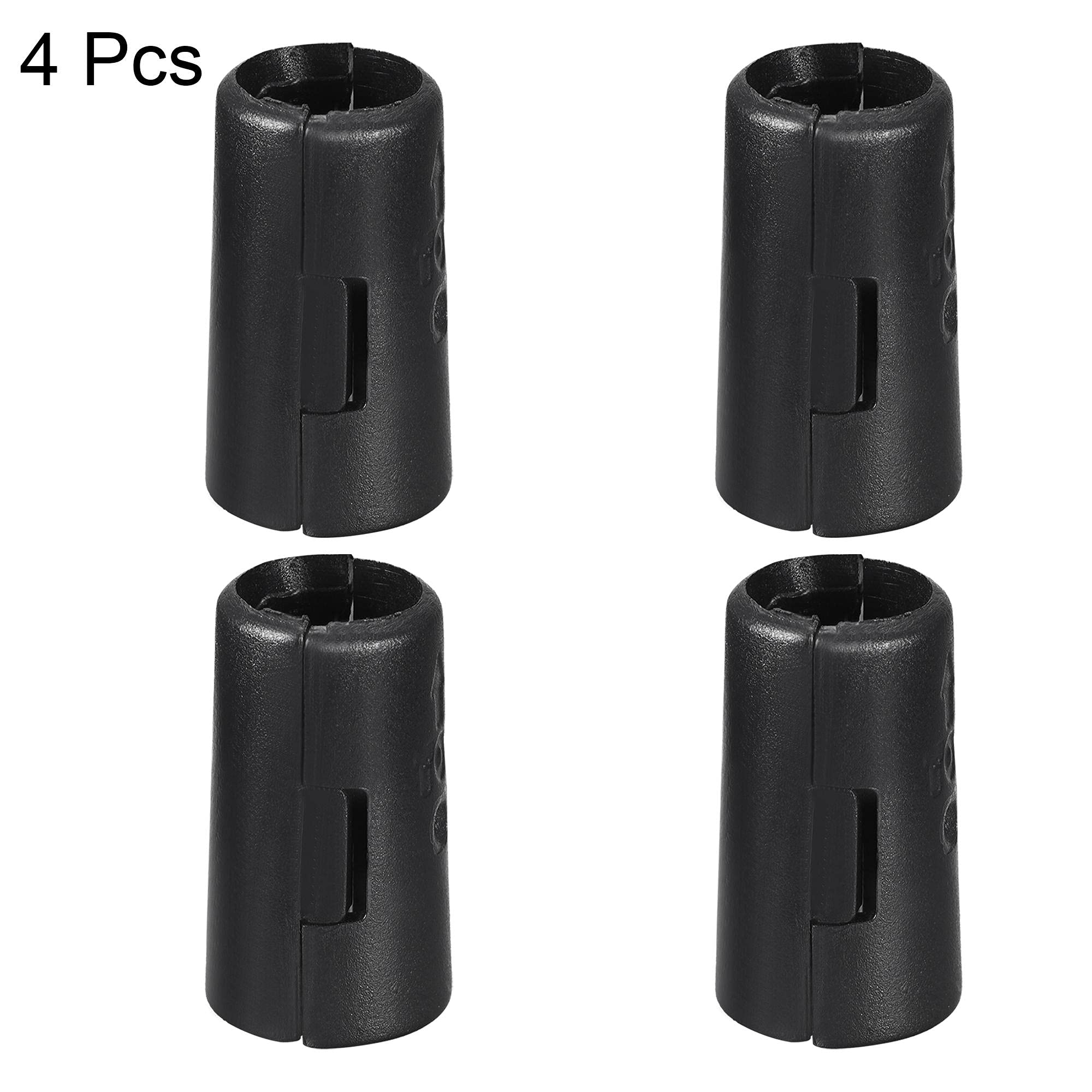 uxcell 1/2 Inch Wire Shelf Clips - 4 Pack Plastic Locking Clips for Wire Shelving Systems | Secure Storage Organizer for Kitchen, Garage & Closet Shelves