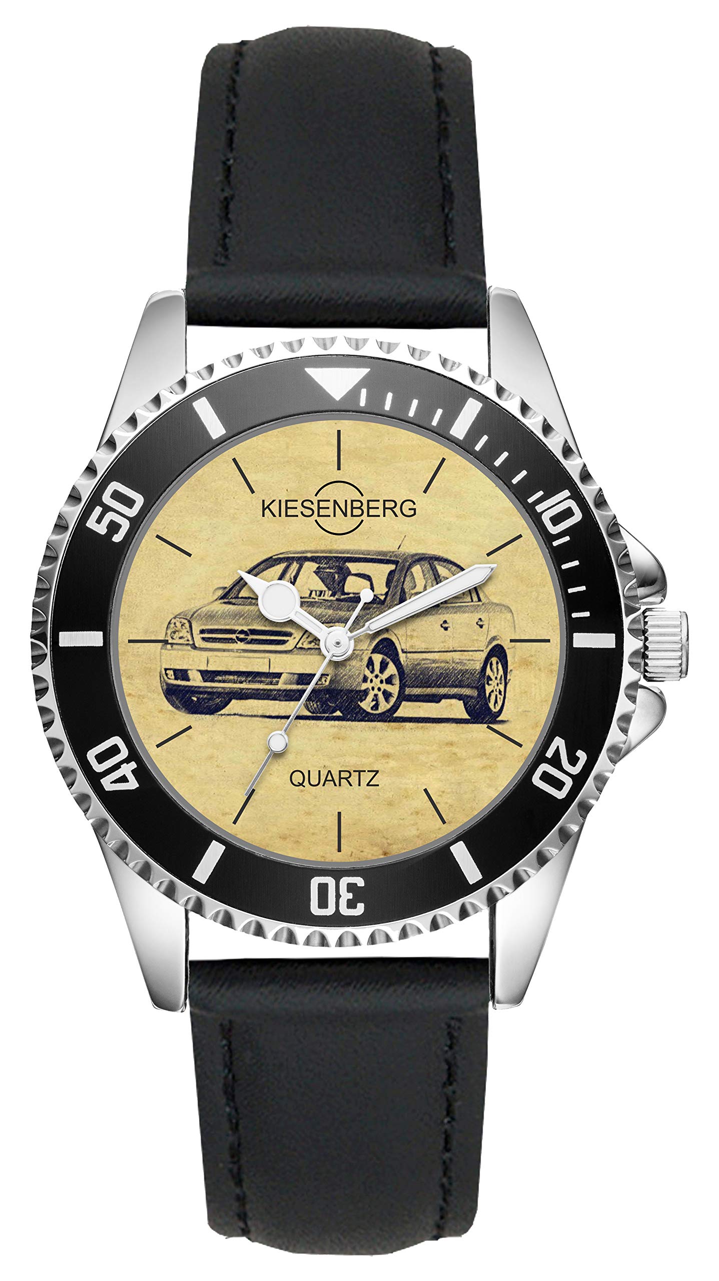 KIESENBERG Men's Watch - Premium Gift for Opel Vectra Enthusiasts - Model L-20317 - Perfect for Car Shows, Collectors & Automotive Enthusiasts