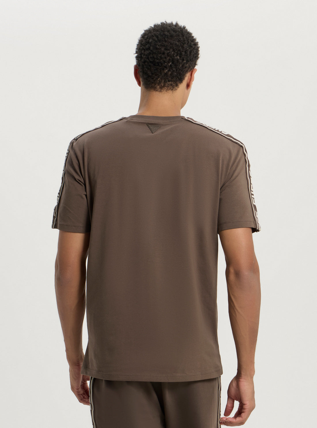Eco Brown Arlo Short Sleeve T-Shirt for Men - Soft Cotton Casual Tee - Perfect for Everyday Wear, Gym & Outdoor Activities