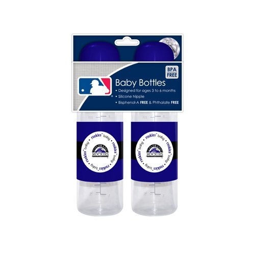 Colorado Rockies Baby Bottles (2 Pack) - Insulated Baby Bottles for Feeding, Travel & Nursery - Perfect for Rockies Fans & Newborns