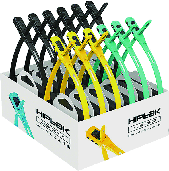 Hiplok Combo Z Lok Combo - Secure Bike Lock with Key & Combination - Perfect for Urban Cycling, Commuting & Outdoor Adventures