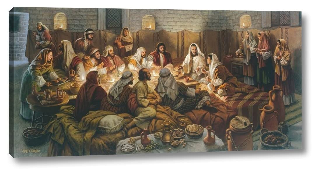 This Is My Body by James Seward - 19x38 Inch Canvas Art Print, Gallery Wrapped, Ready to Hang - Perfect for Living Room, Bedroom & Office Decor