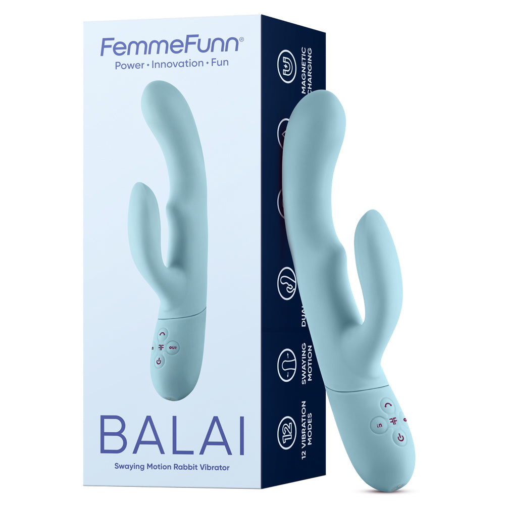 Hands-Free Rabbit Vibrator for Women - FemmeFunn Clitoral Stimulator with Swaying Motion | Perfect for Solo Play & Couples Intimacy