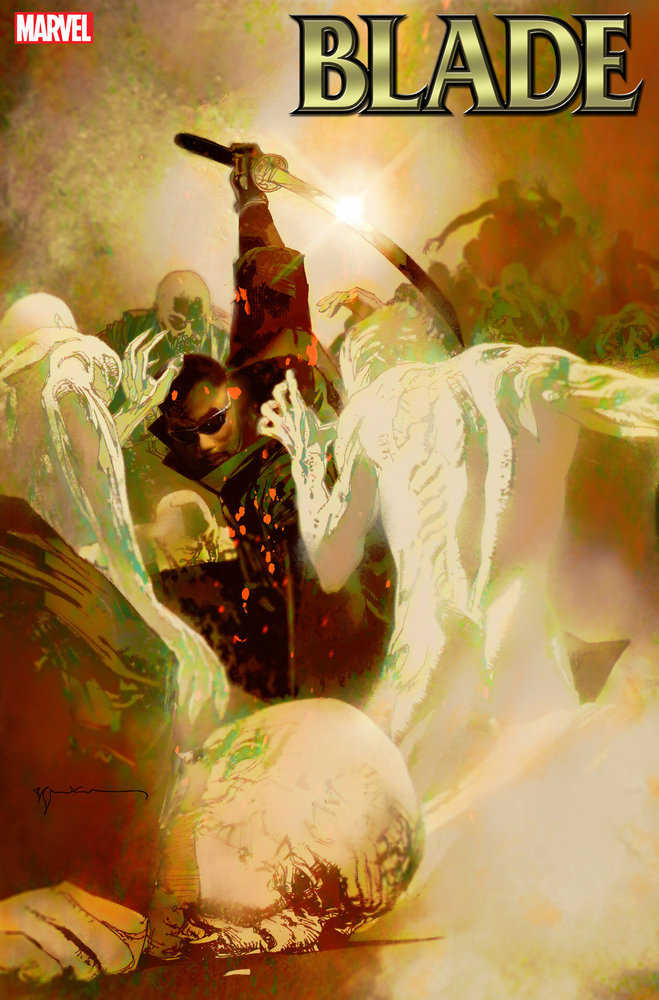 Blade 2 Comic Book - Bill Sienkiewicz Variant Cover Edition | Marvel Superhero Collectible for Fans & Display | Perfect for Comic Book Collections, Gifts, and Home Decor