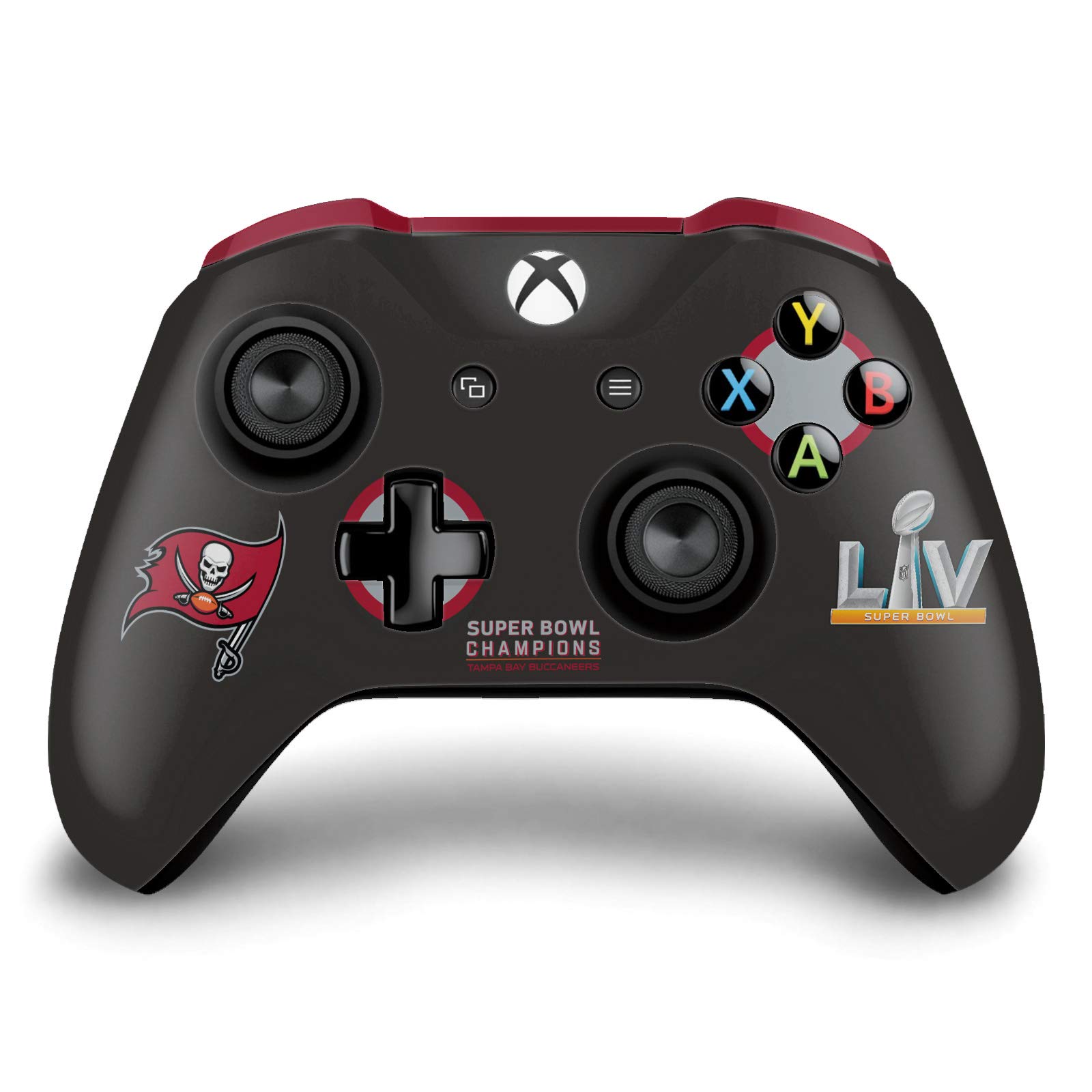 Official NFL Tampa Bay Buccaneers 2021 Super Bowl 55 Champions Vinyl Gaming Skin Sticker - Compatible with Xbox One S/X Controller - Durable Decal for Enhanced Grip & Protection - Perfect for Gamers & Sports Fans