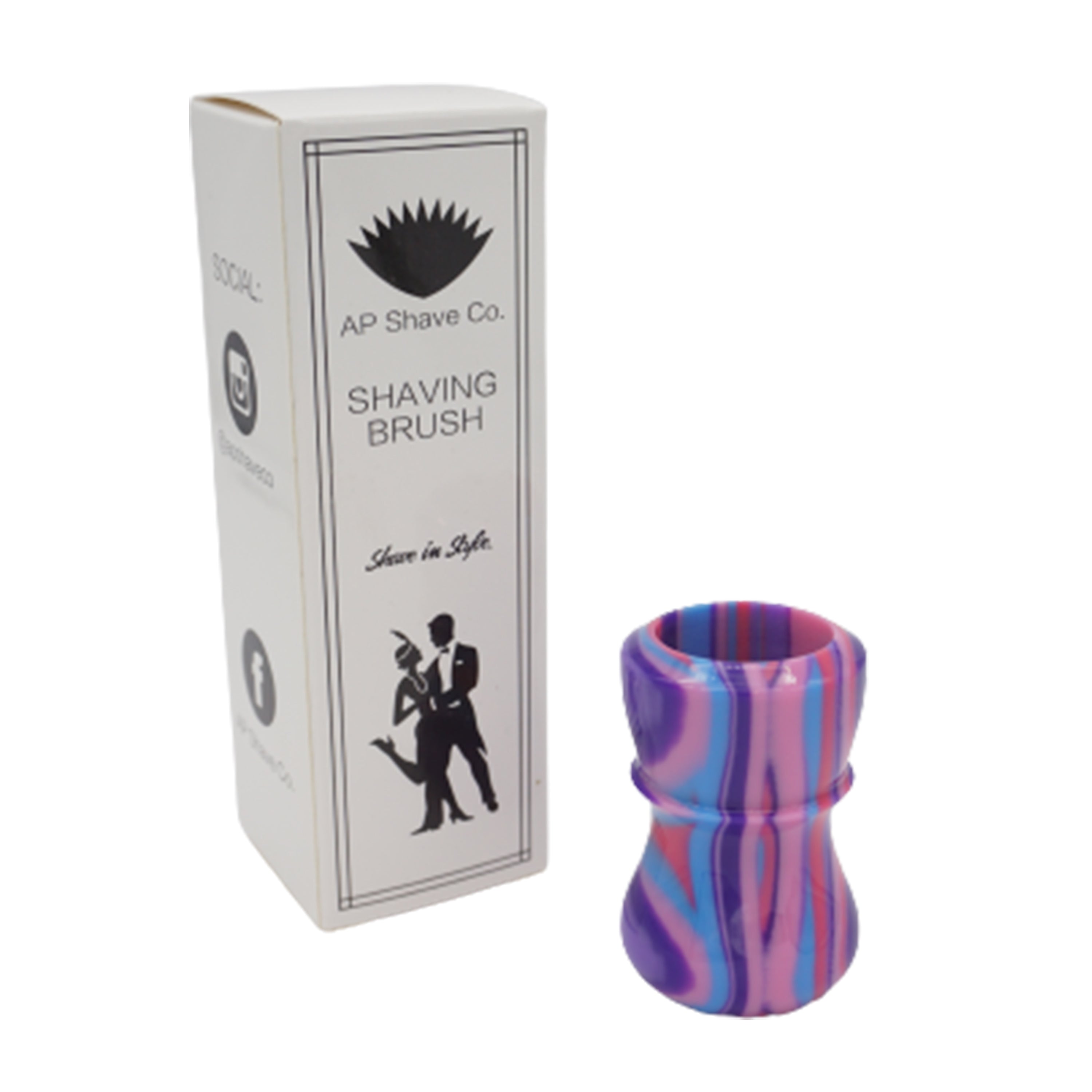 Premium Purple Haze Handcrafted Shaving Brush Handle - Fits 24mm & 26mm Knots - Perfect for Wet Shaving & Grooming Gifts
