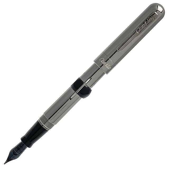 Conklin Mark Twain Crescent Filler 1898 Limited Edition Fountain Pen - Gunmetal Finish, Vintage Style Writing Instrument for Collectors & Calligraphy Enthusiasts | Perfect for Journaling, Signature Signing & Gift Giving