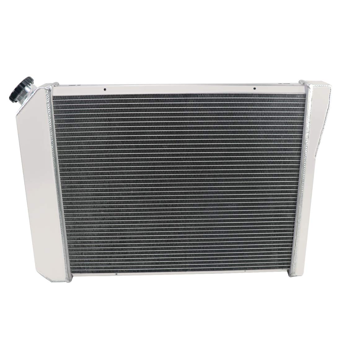 High-Performance 3 Row All Aluminum Radiator with 16-Inch Fan & Shroud - Compatible with Nova/Firebird 1969-74, Camaro/Impala Caprice 1971-73, GM Models 1968-87 - Perfect for Classic Car Restoration & Cooling Upgrades