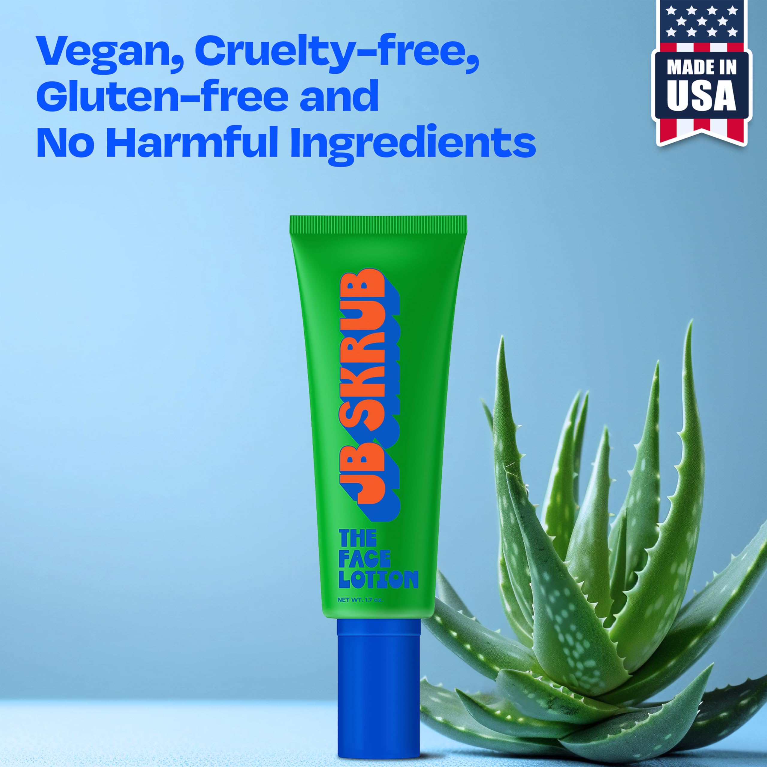 Hydrating Face Lotion for Kids & Teens | Acne Control Moisturizer with Blue Light Protection | Fast-Absorbing, Oil-Free, Vegan & Cruelty-Free (1.7 oz) | Perfect for Daily Skincare Routine & Screen Time Protection