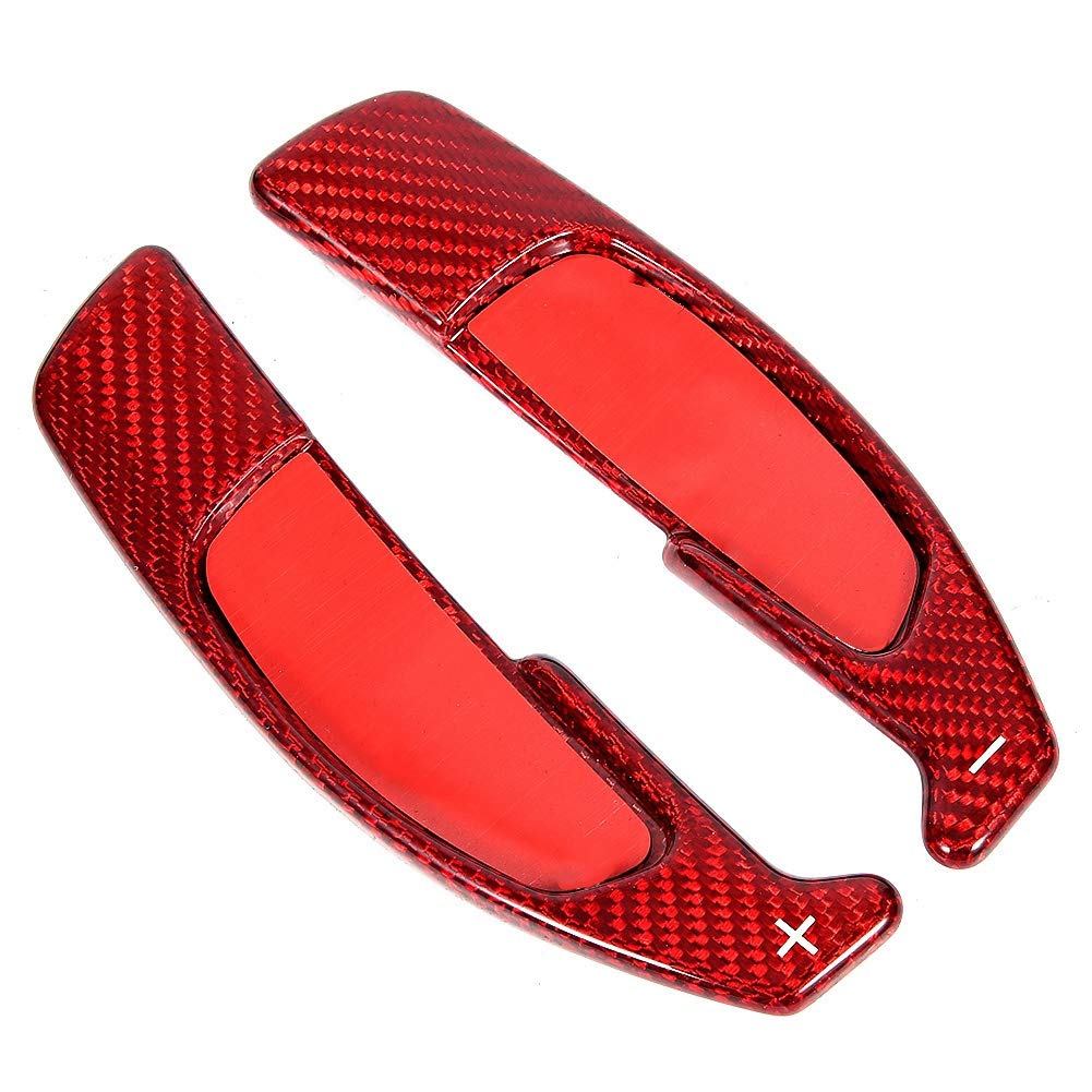 Red Carbon Fiber Steering Wheel Shift Paddles for Mercedes-Benz AMG (Pre-2014) - Performance Upgrade for Racing & Sport Driving