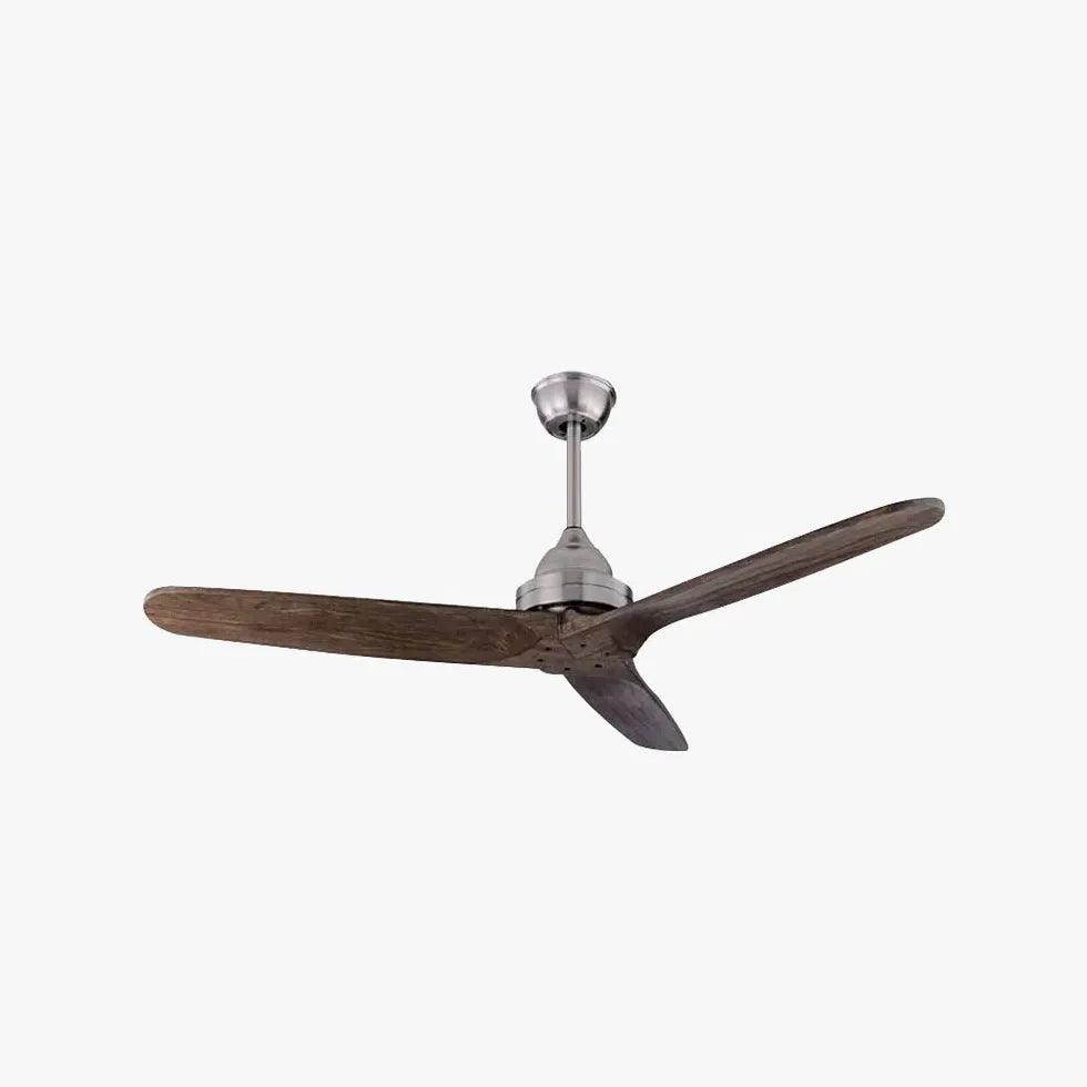 Vintage 3-Blade Wooden Ceiling Fan with Light - Perfect for Dining Room, Living Room, and Bedroom Decoration