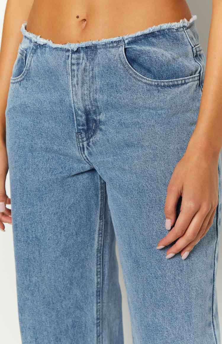 Austin Mid Rise Mid Wash Blue Denim Jeans for Women - Comfortable Stretch Skinny Jeans - Casual & Work Wear - Perfect for Everyday Outfits and Office Looks