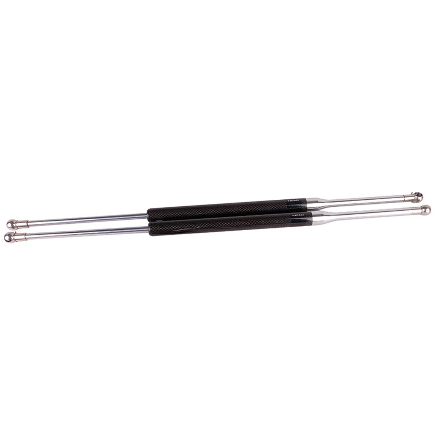 NRG Innovations HD-120CF Carbon Fiber Hood Lift Support Struts - Universal Fit for Cars & Trucks - Easy Installation, Durable Performance - Perfect for Auto Enthusiasts & DIY Mechanics