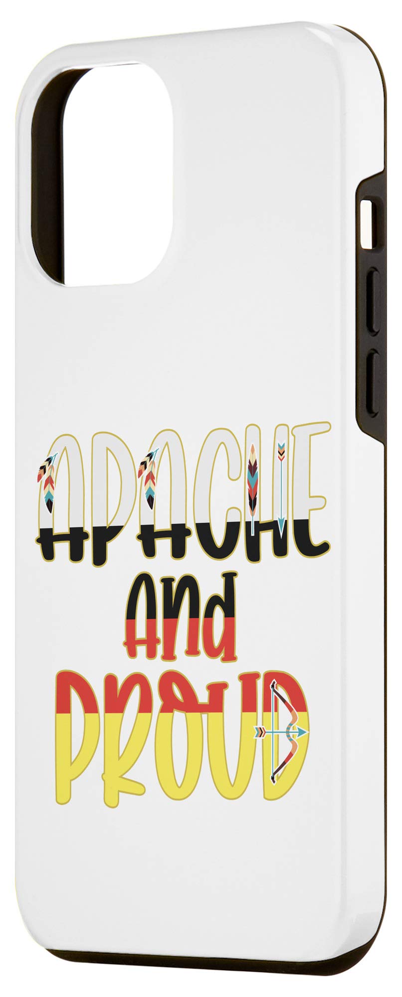 iPhone 12 Pro Max Case - Apache & Proud Native American Indian Design | Protective Phone Cover for Daily Use, Travel & Cultural Pride Display