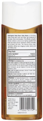 Neutrogena Body Clear Acne Treatment Body Wash - 8.5 fl oz (250ml) for Clear Skin | Oil-Free & Salicylic Acid Formula | Shower Gel for Back & Body Breakouts | Daily Use for Teens & Adults