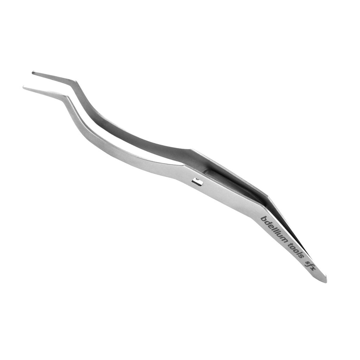 SFX Ergonomic Tweezer With Lock - Precision Beauty & Craft Tweezers for Eyebrows, Splinters & Jewelry Making - Perfect for Salon, Home & Travel Use
