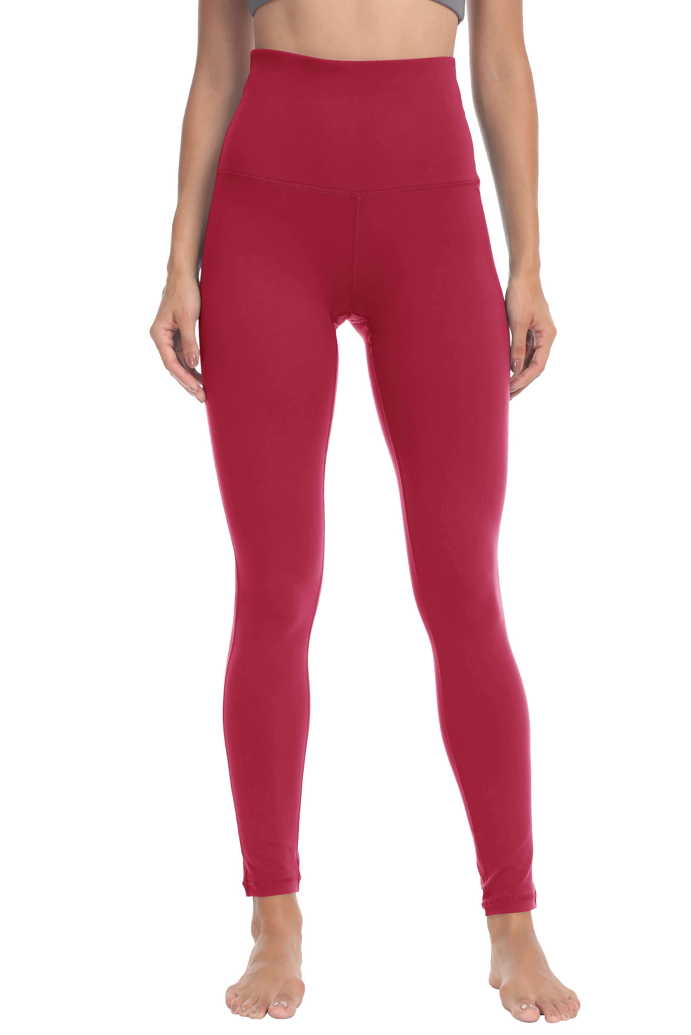 High Waist Tummy Control Yoga Pants for Women - Seamless Workout Leggings with Side Pockets - Perfect for Yoga, Gym, Running & Everyday Wear