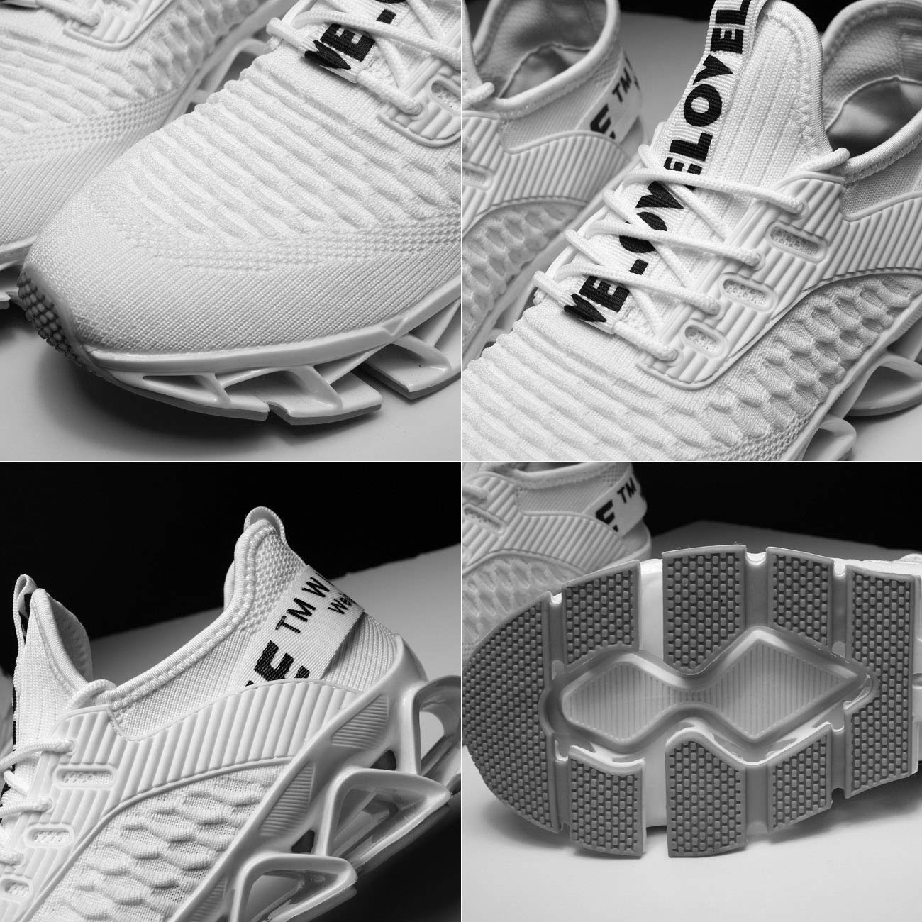 Chopben Men's Running Shoes - Non-Slip Blade Design, Breathable Mesh, Soft Sole for Athletic Walking & Casual Wear | Perfect for Jogging, Gym Workouts & Daily Comfort