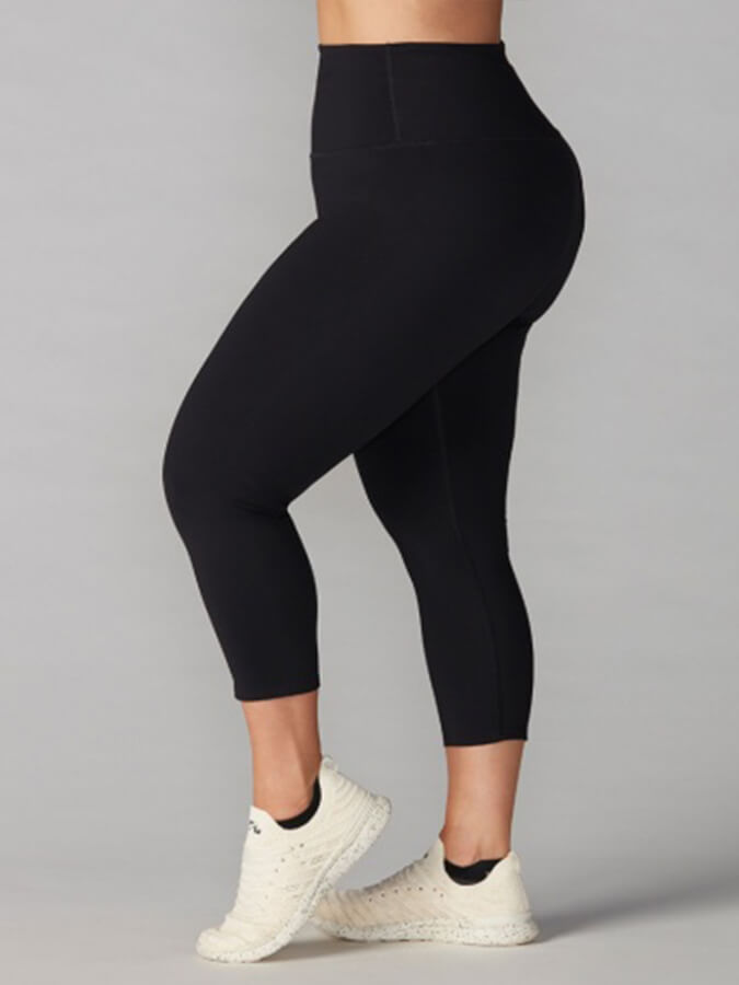 Tavi High Waisted Women's Crop Tight Leggings - Yoga Pants for Workout, Running & Gym - Stretchy Comfortable Athletic Tights for Women