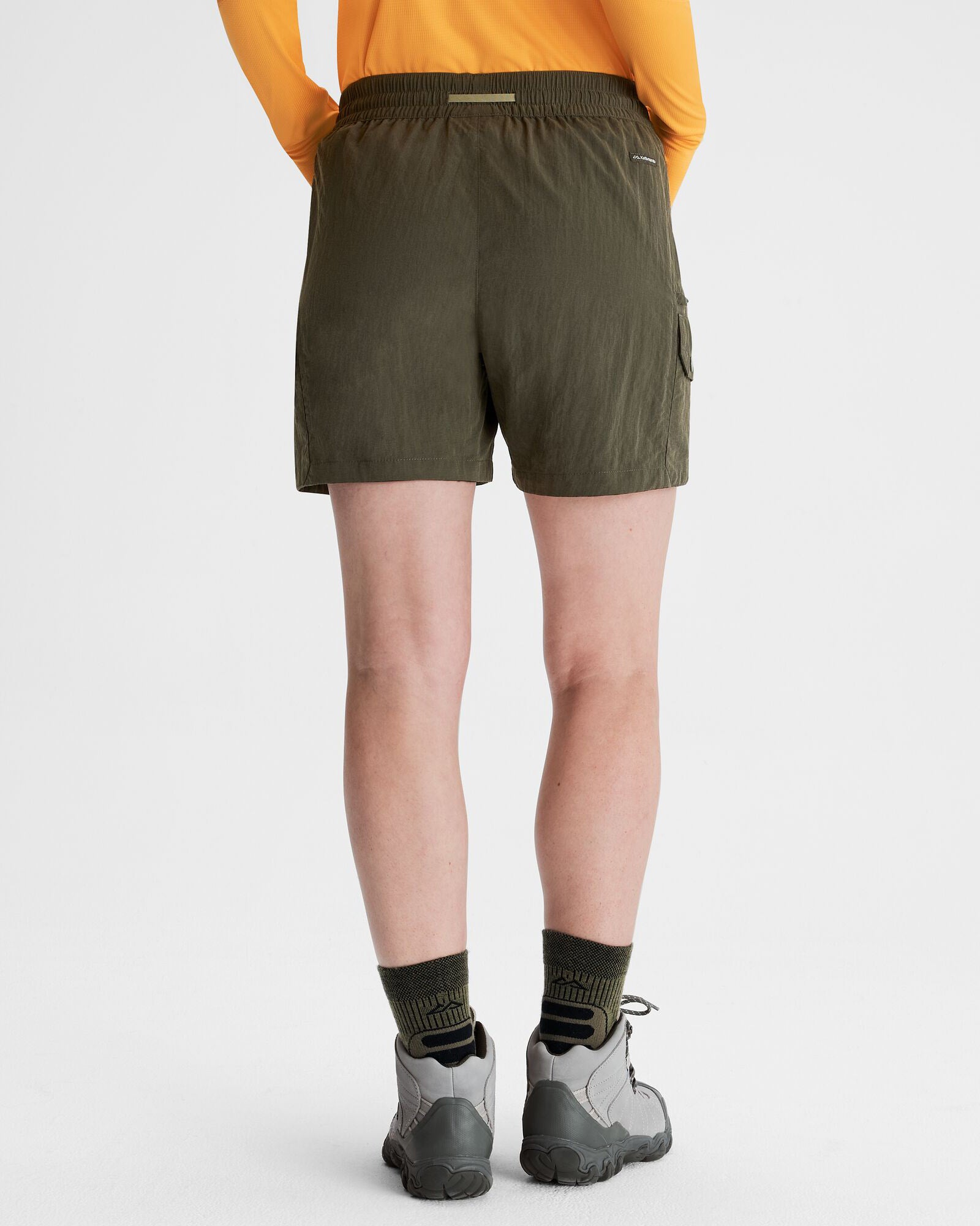 Women's EVRY Day Cargo Shorts - Dark Moss Green Casual Shorts with Pockets | Perfect for Hiking, Travel & Summer Outdoor Activities