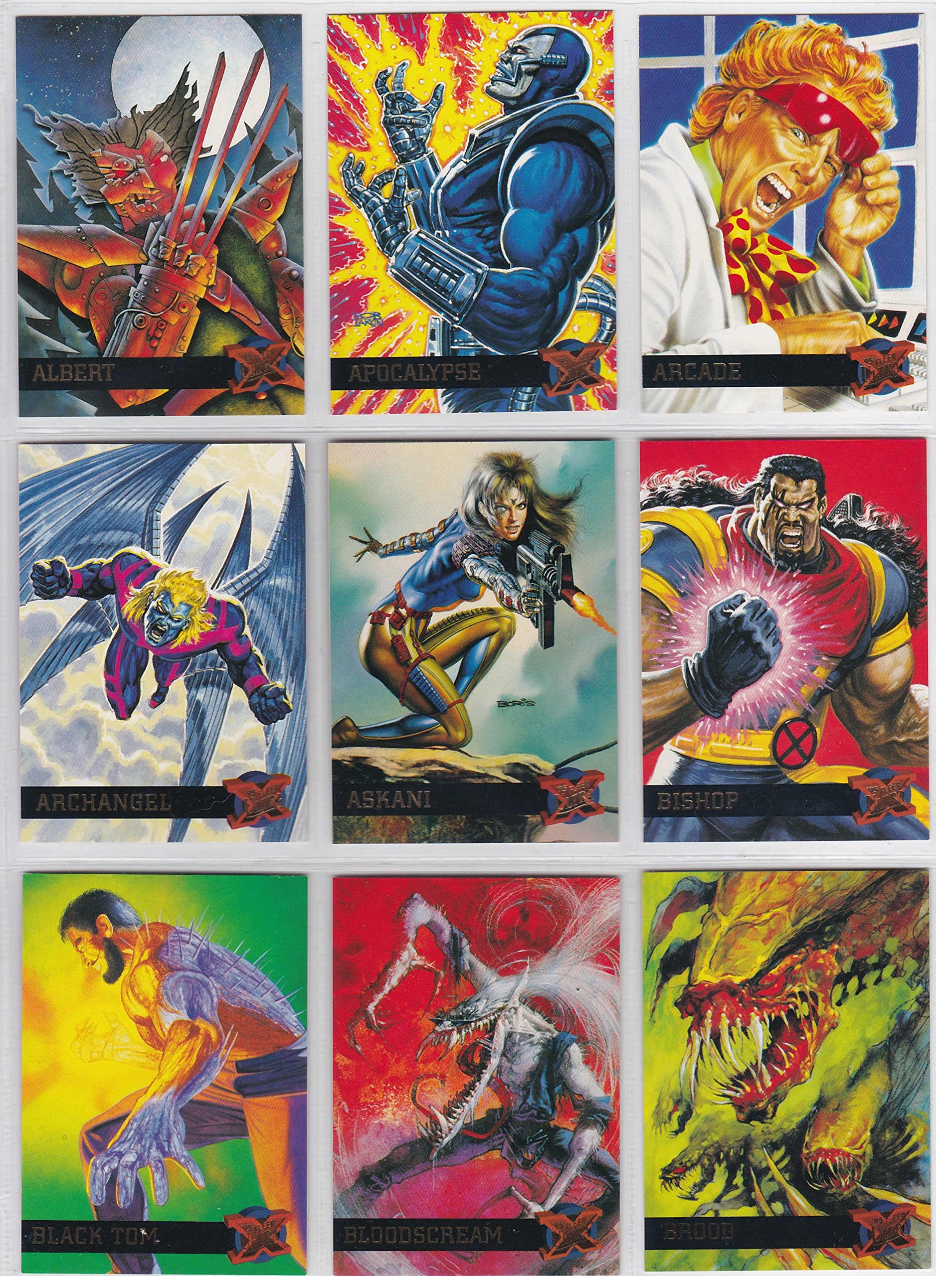 1995 Fleer Ultra X-Men Base Set - 150 NM/M Marvel Trading Cards for Collectors & Fans - Perfect for Display, Gifts, and Comic Con Events