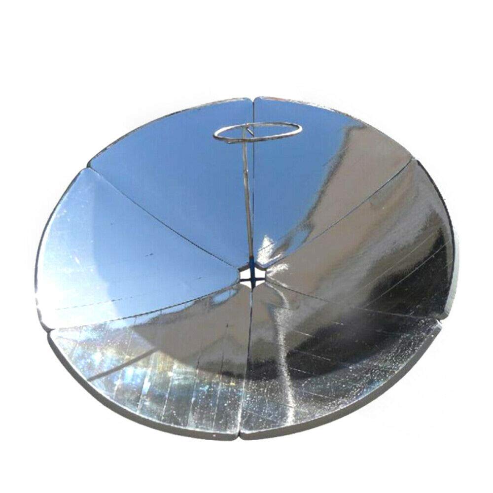 TBVECHI Portable Solar Oven with 59-Inch Diameter - High Temperature Solar Cooker (700-1000°C) for Outdoor Camping, BBQ, and Emergency Cooking - 1800W Solar Oven for Eco-Friendly Meals in Backyard, Picnics & Off-Grid Living