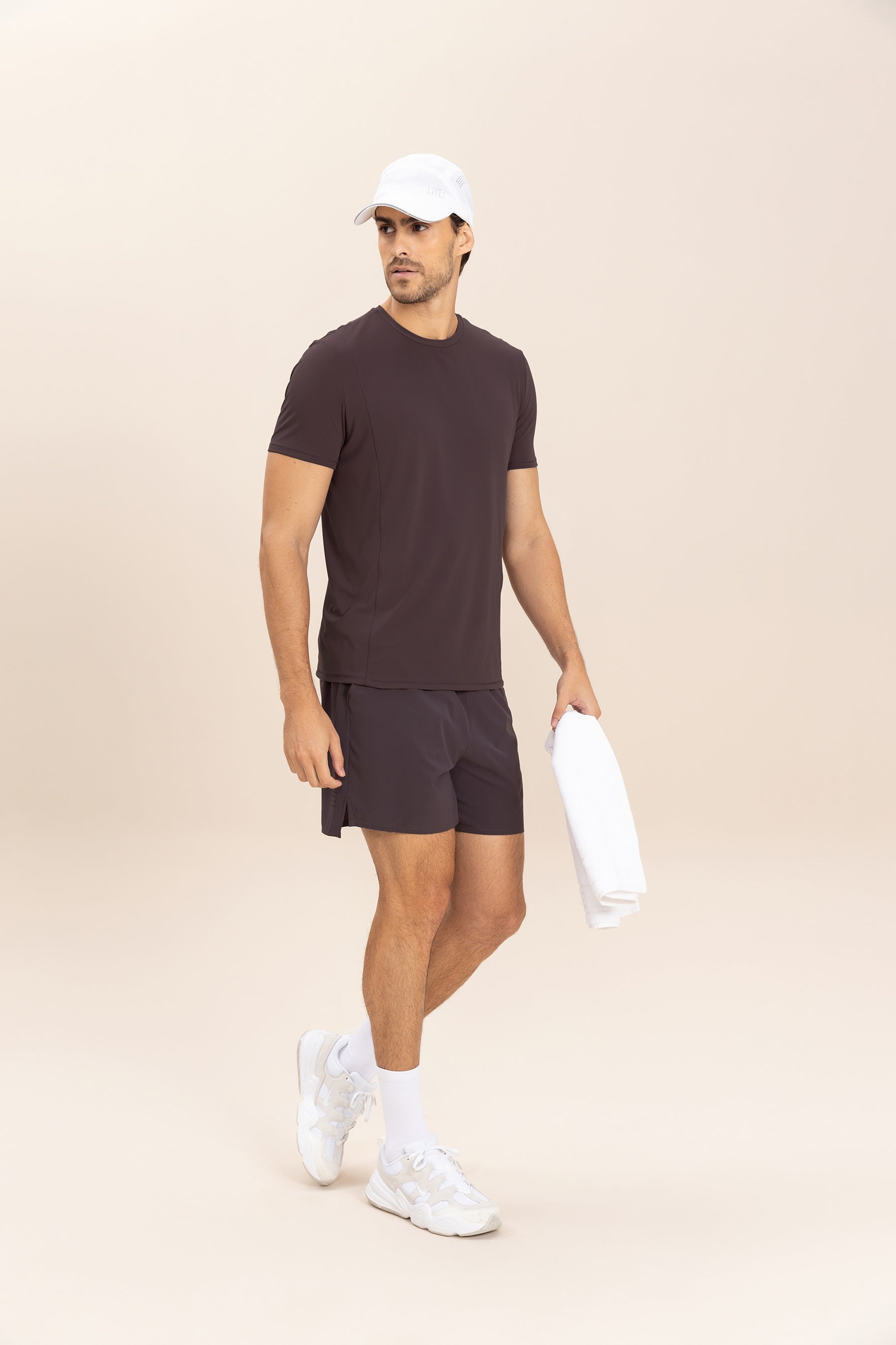 Breathable Bio Stretch Men's T-Shirt - Soft Comfort Fit for Casual Wear & Outdoor Activities