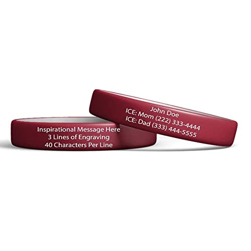 Burgundy/White