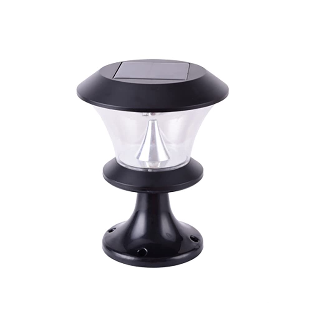 Solar Deck Post Lights Outdoor - Waterproof LED Solar Pillar Cap Lights for Garden, Fence, Wood Pillars - Energy Efficient Solar Column Headlight for Patio, Yard, Pathway & Landscape Lighting
