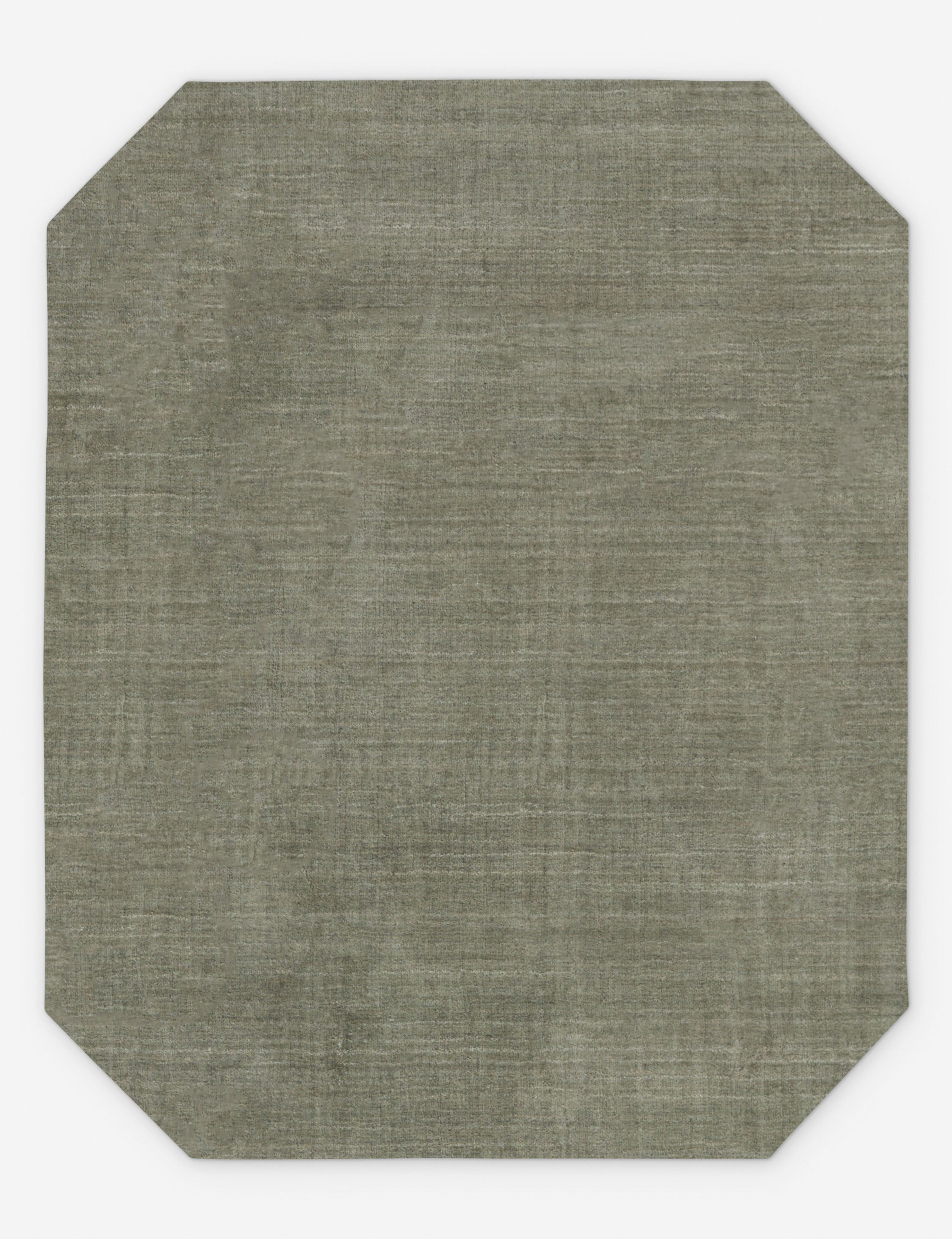 Damara Rug Swatch 12 x 12 Inches - Soft Sage Green Square Carpet Sample for Home Decor, Living Room, Bedroom & Office - Eco-Friendly Fabric Texture Test Tile