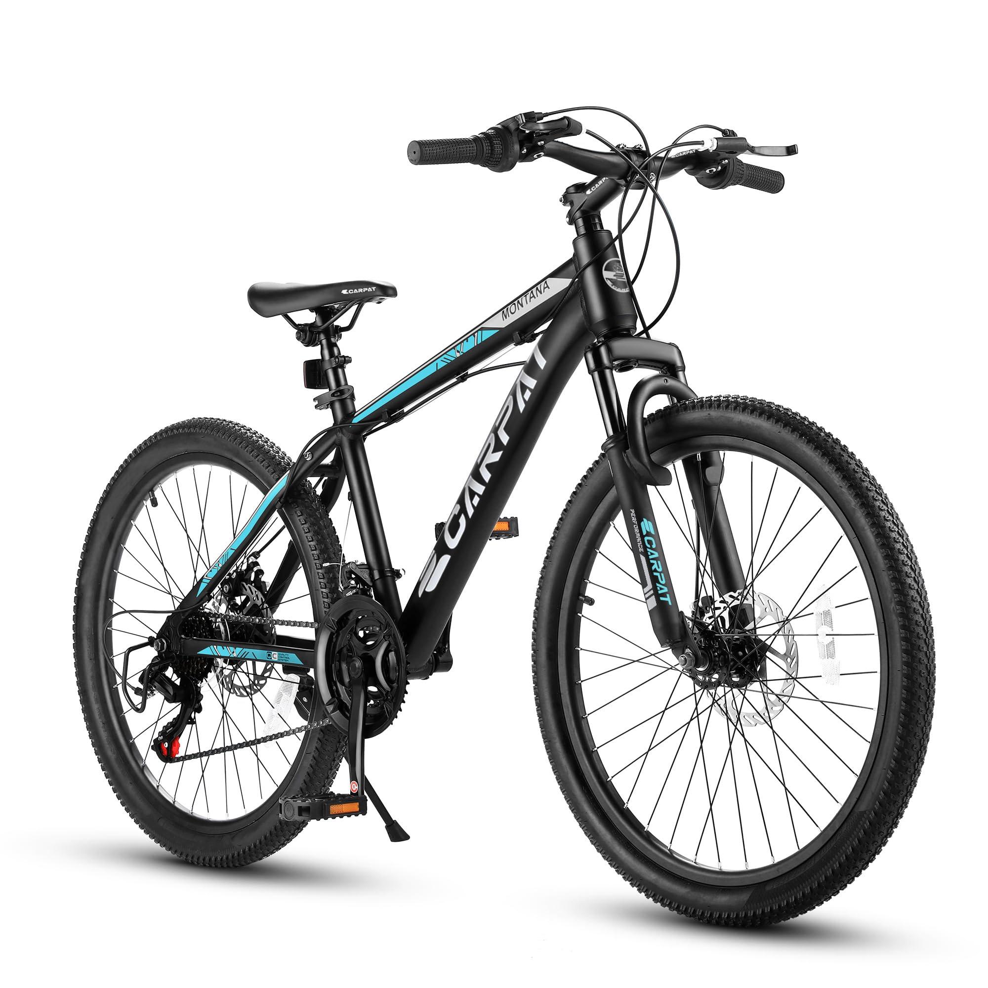 PEAKFIT Rycheer 26 Inch Mountain Bike for Adults - Lightweight Aluminum Frame, 21-Speed Gears, Disc Brakes - Perfect for Trail Riding, Commuting & Outdoor Adventures