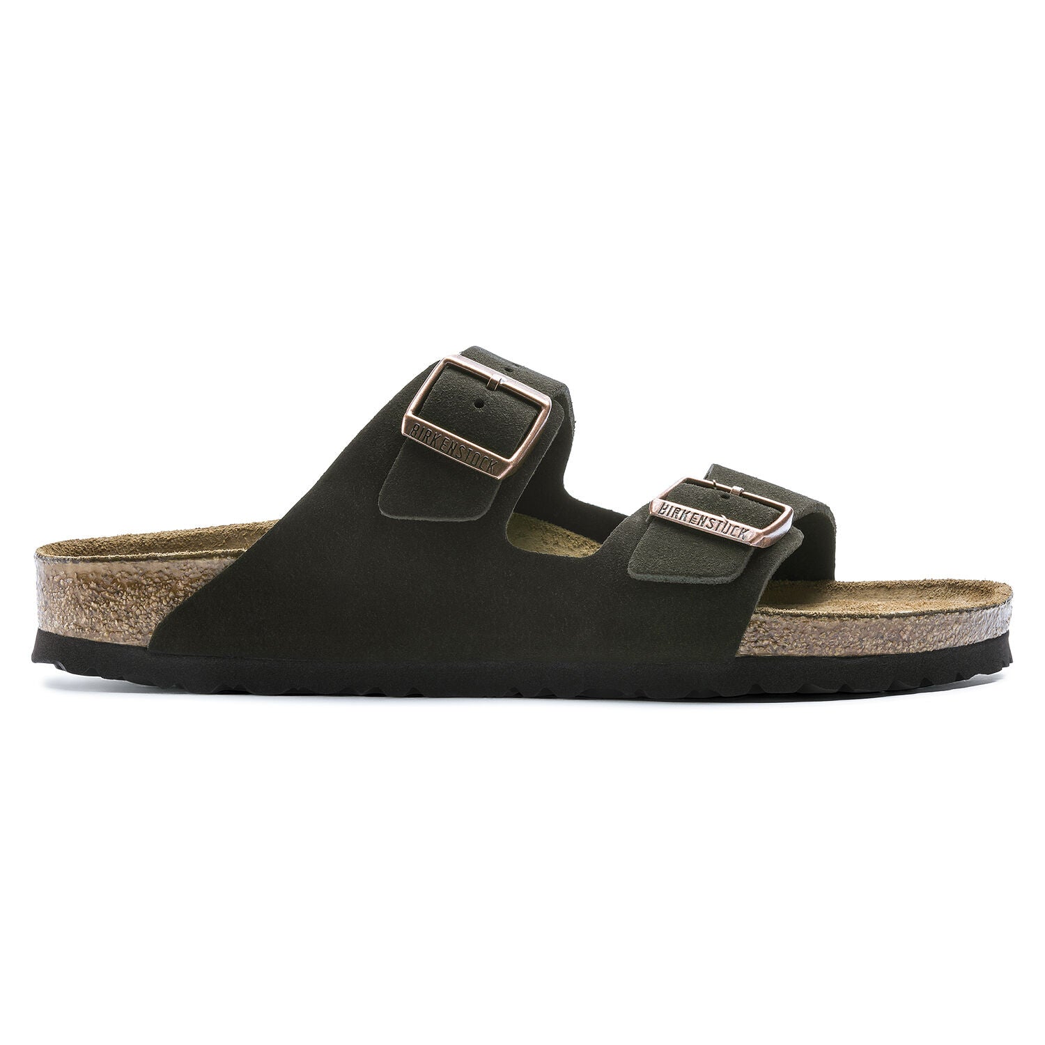 Birkenstock Arizona Suede Leather Soft Footbed Sandals for Women & Men - Comfortable Mocha Brown Casual Walking Shoes for Beach, Travel & Everyday Wear
