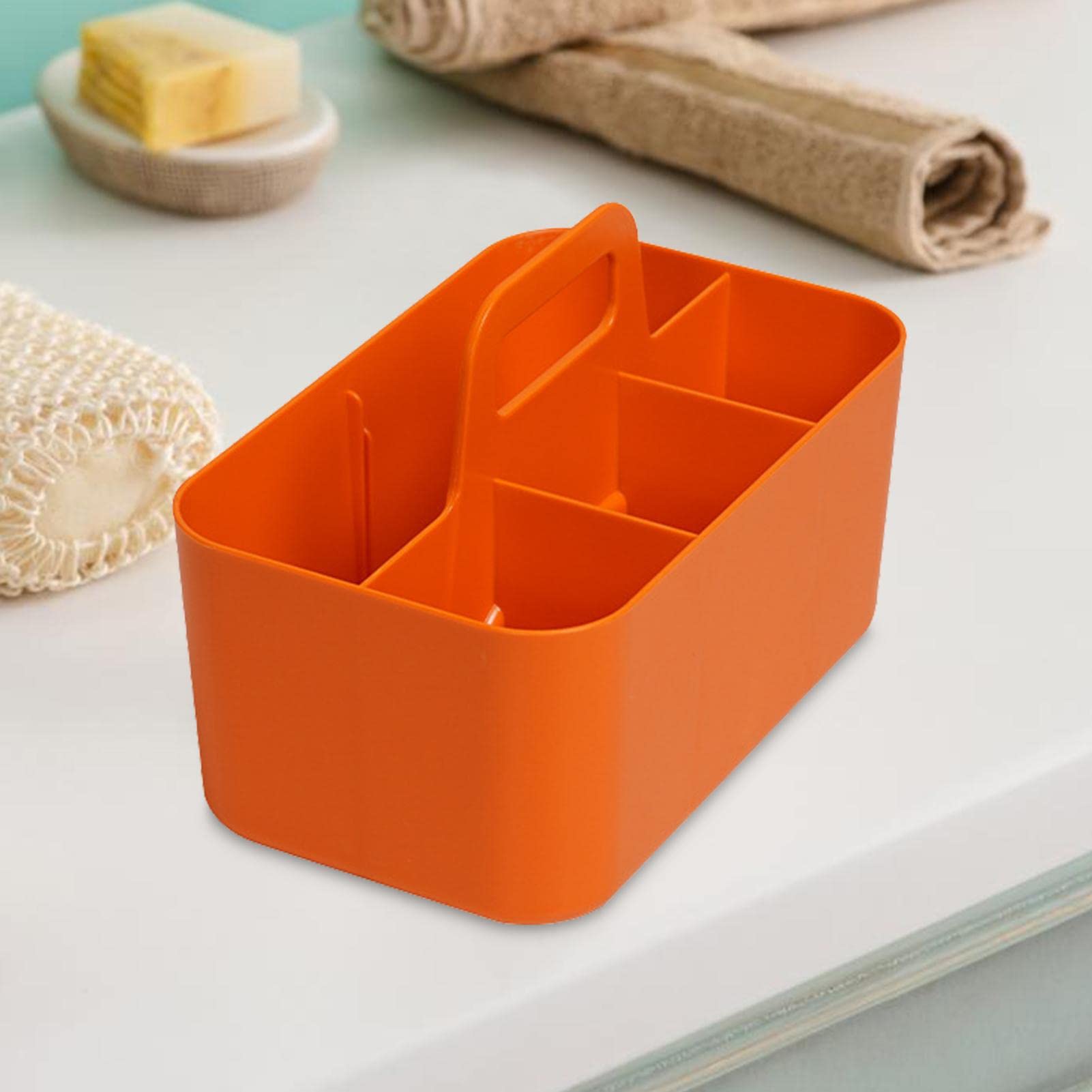 Portable Shower Caddy Basket with Handle - Waterproof Bathroom Organizer for Shampoo, Soap & Toiletries | Ideal for Bathroom, Kitchen & Travel Storage