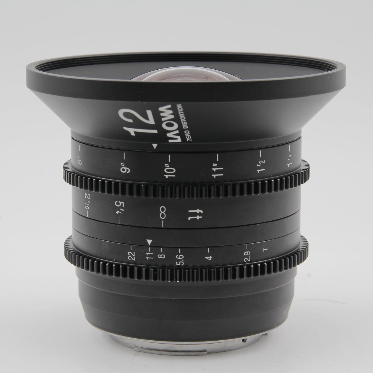 Open Box Fair - Laowa 12mm T2.9 Zero-D Cine Lens for Canon EF Mount - Perfect for Cinematic Wide-Angle Shots & Low-Light Videography