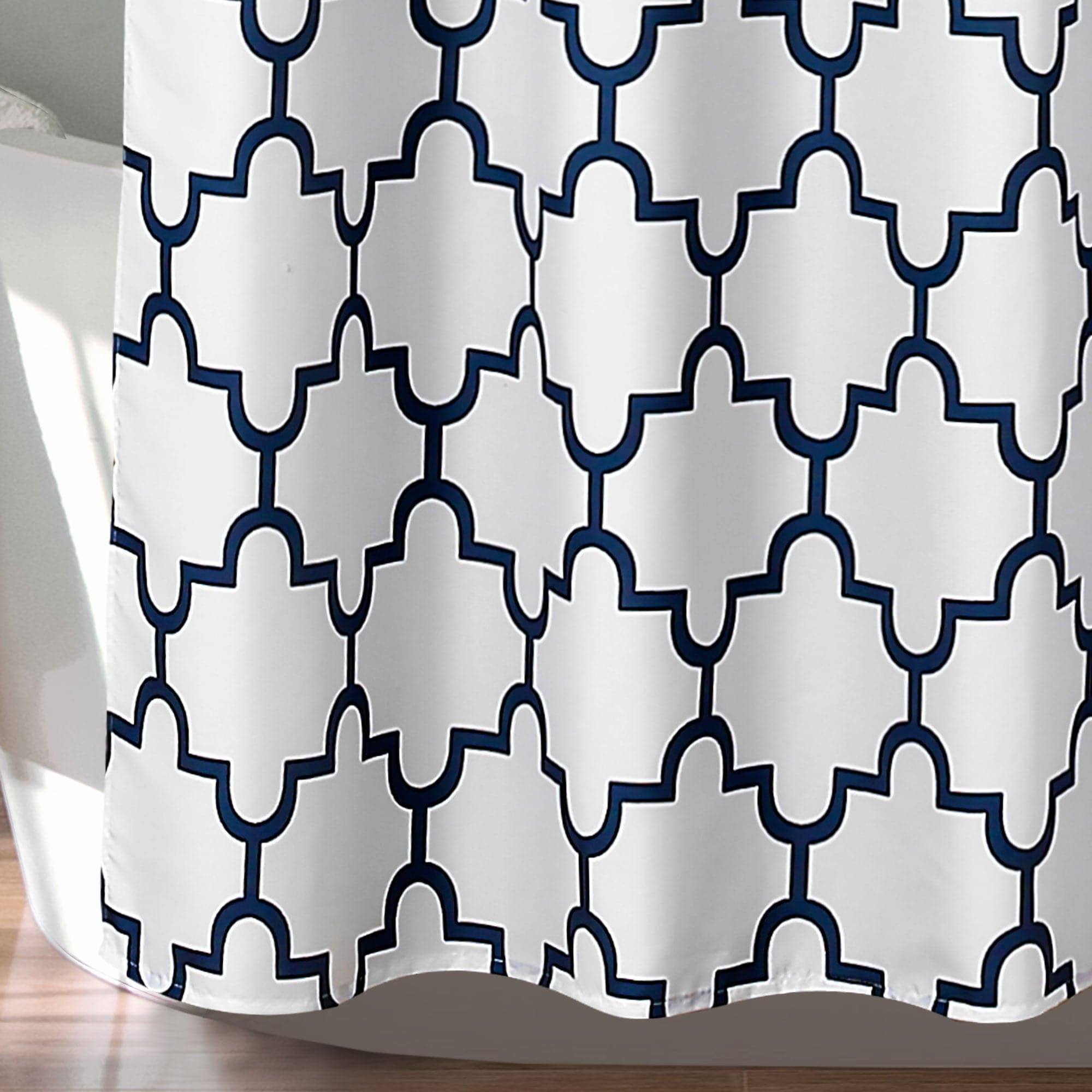 Bellagio Luxury Shower Curtain - Waterproof Fabric Bathroom Decor for Modern Homes - Perfect for Spa-Like Showers & Elegant Bathroom Upgrades