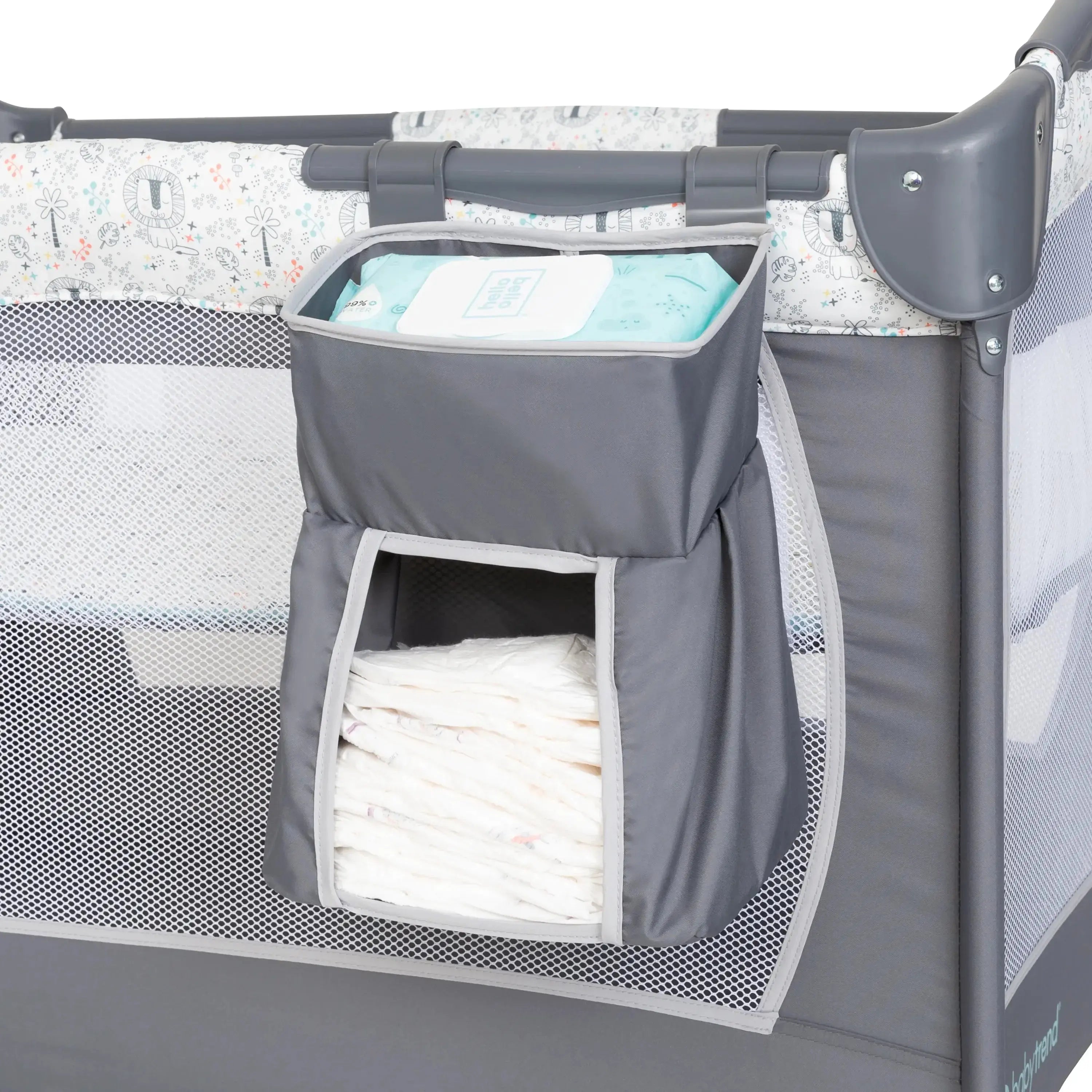 EZ Rest® Deluxe Nursery Center Playard - Portable Baby Playpen with Mattress & Storage | Perfect for Home, Travel & Daycare Use
