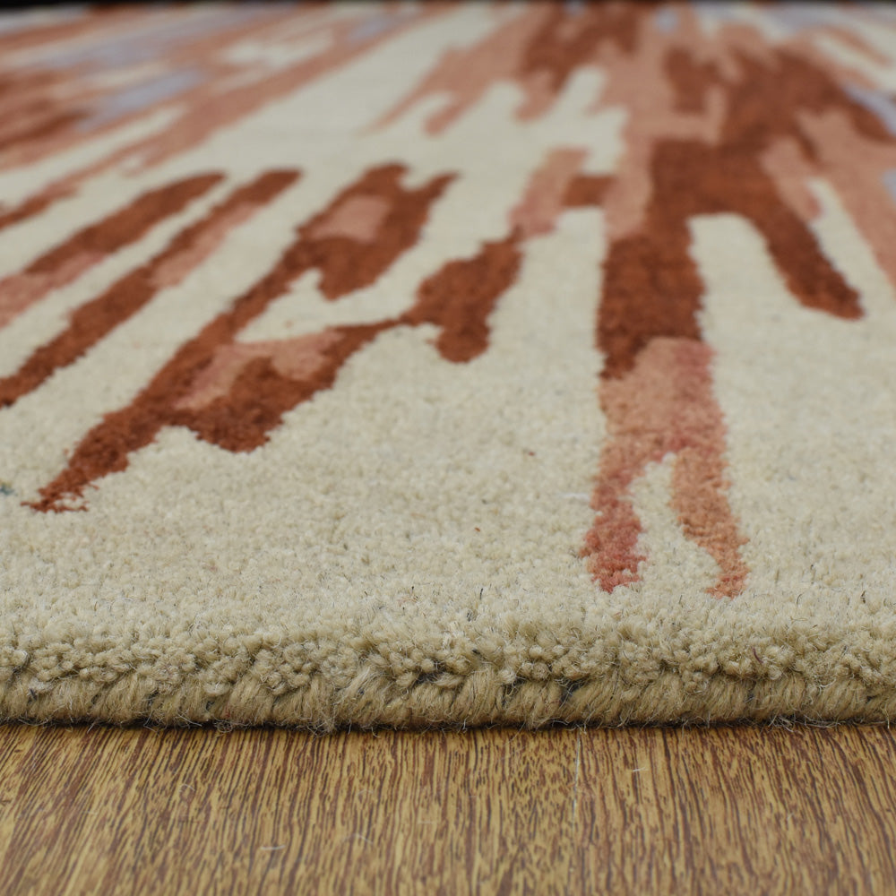 Hand Tufted Reflection Rug - Soft & Durable Modern Area Rug for Living Room, Bedroom, Office - Non-Slip Backing for Home Decor