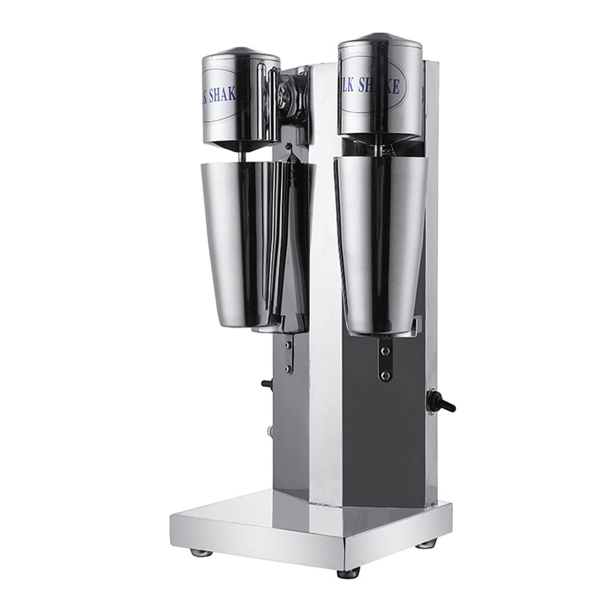 Commercial Double Head Milkshake Mixer - 180W x 2 Power with 2 Stainless Steel Cups (800ML Each) - 2-Speed Adjustable for Smoothies, Protein Shakes & Frozen Drinks - Perfect for Coffee Shops, Smoothie Bars & Restaurants