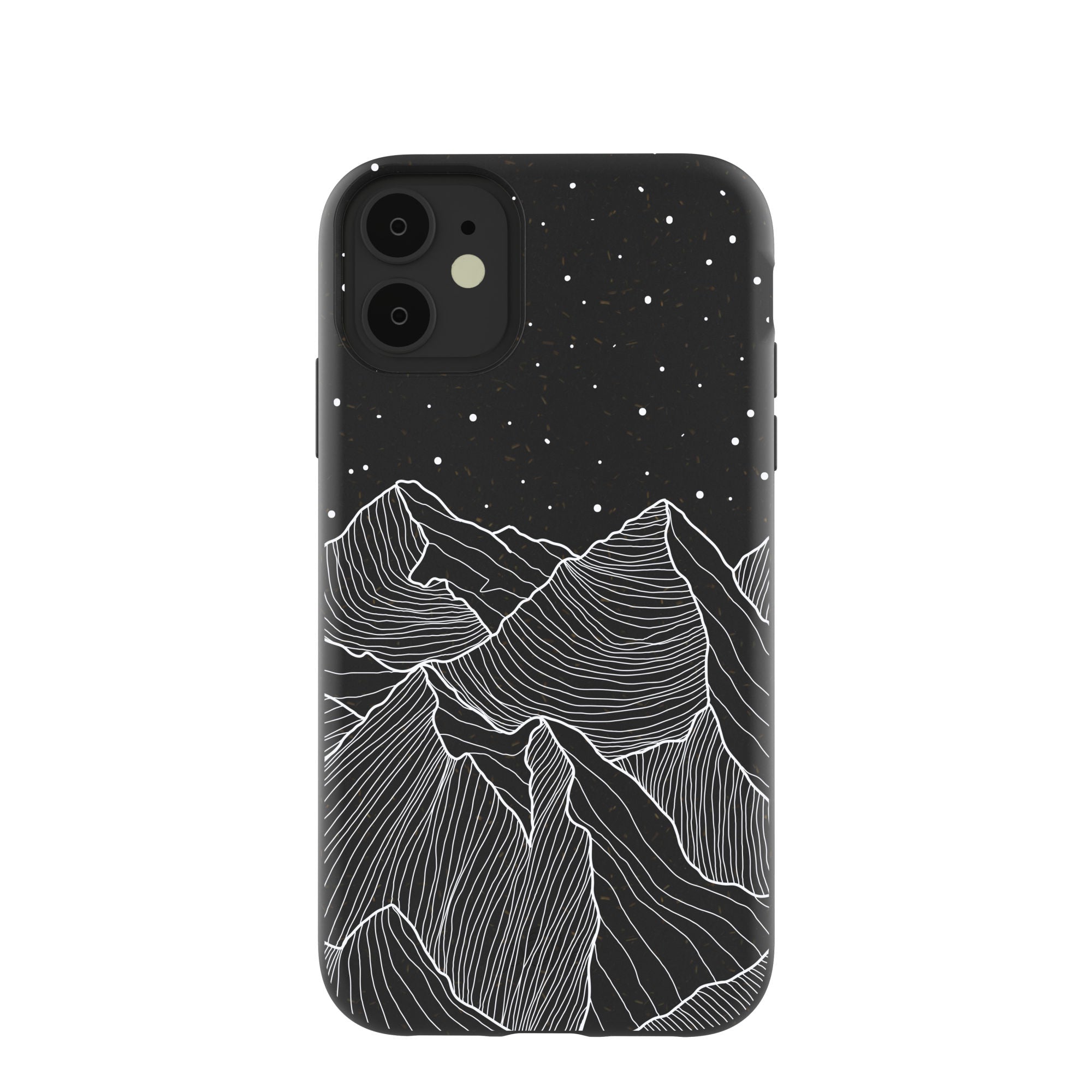 Black Night Panorama iPhone 11 Case - Durable Protective Cover with Stylish Design for iPhone 11 - Perfect for Everyday Use, Travel & Outdoor Adventures