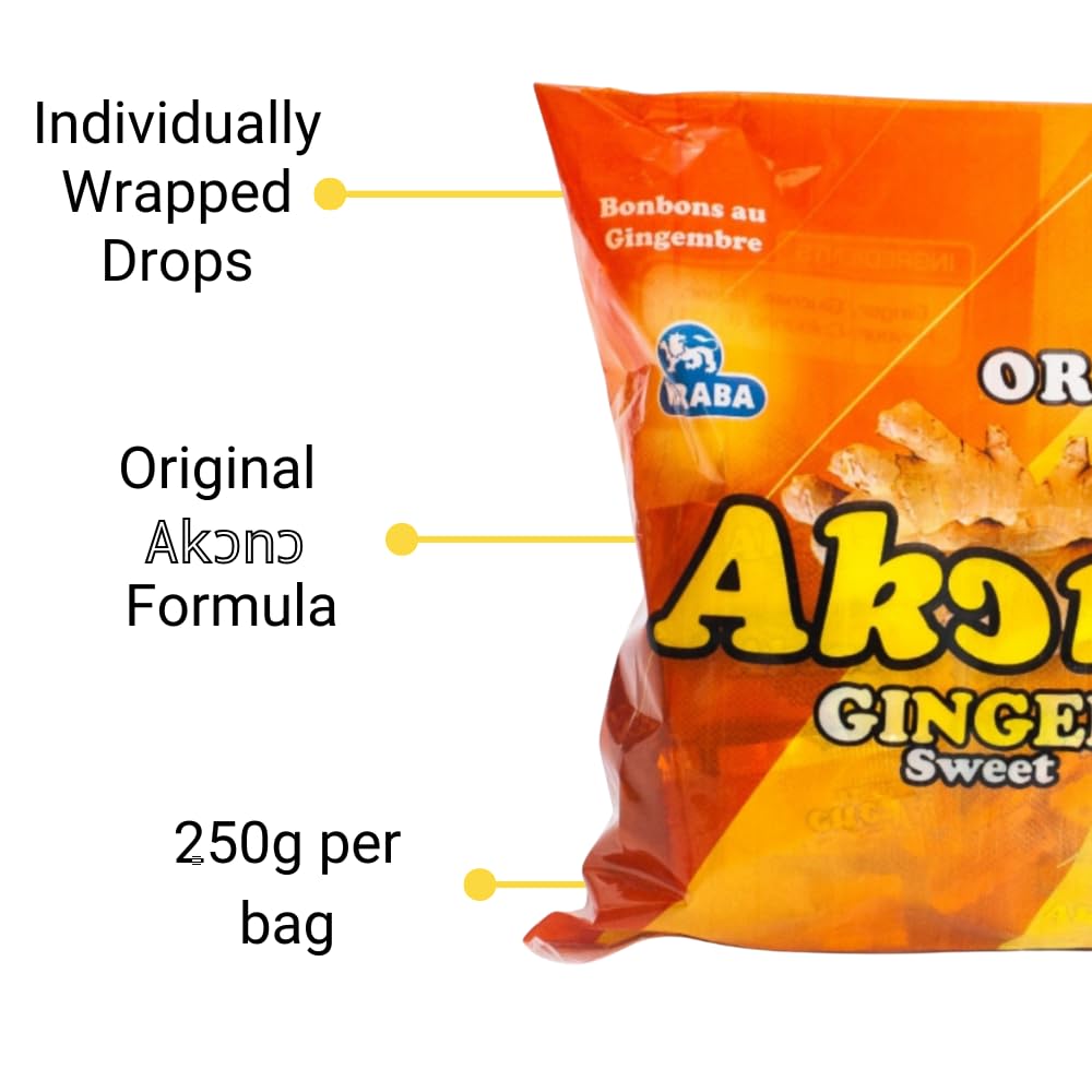 Fresh Ghana Ginger Candy for Extra Breath & Travel Comfort