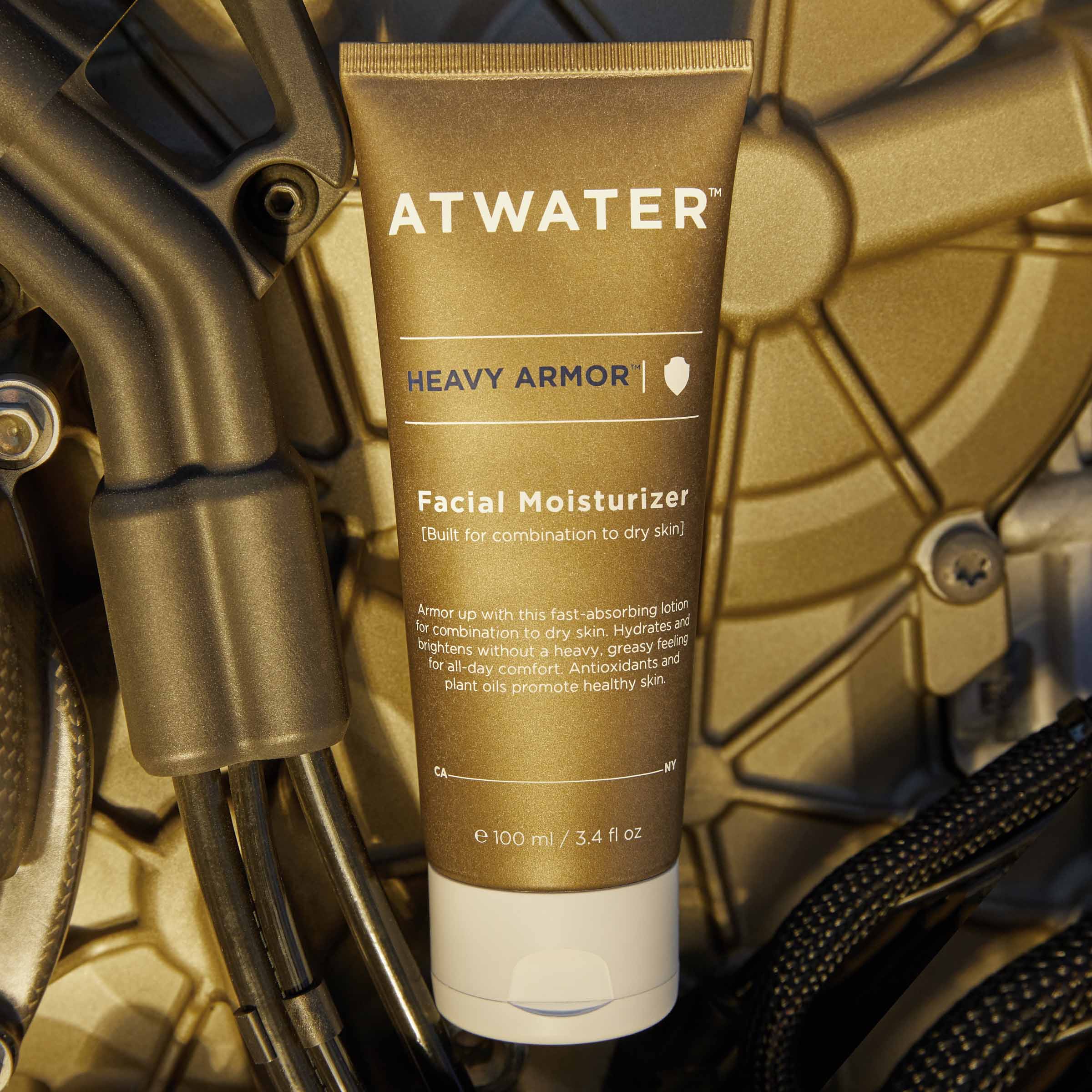 Heavy Armor Facial Moisturizer for Men - Deep Hydration & Anti-Aging Cream - Perfect for Dry Skin & Daily Skincare Routine