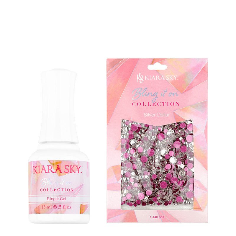 Bling It On Self-Adhesive Rhinestones Kit - Assorted Colors & Sizes for DIY Nail Art, Phone Cases, and Craft Projects