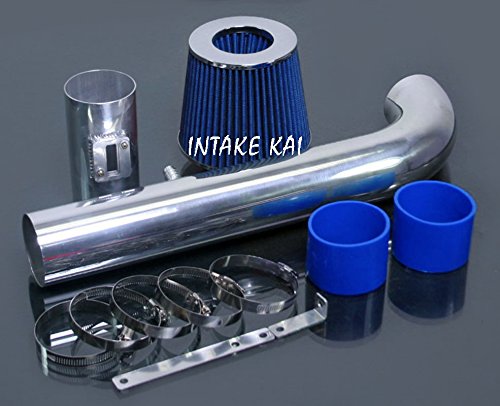 High Performance Cold Air Intake Kit with Washable Filter - Compatible with 2005-2015 Nissan Frontier/Xterra & 2005-2012 Pathfinder 4.0L V6 Engine (Blue) - Improves Horsepower, Fuel Efficiency & Engine Sound for Off-Roading & Daily Driving