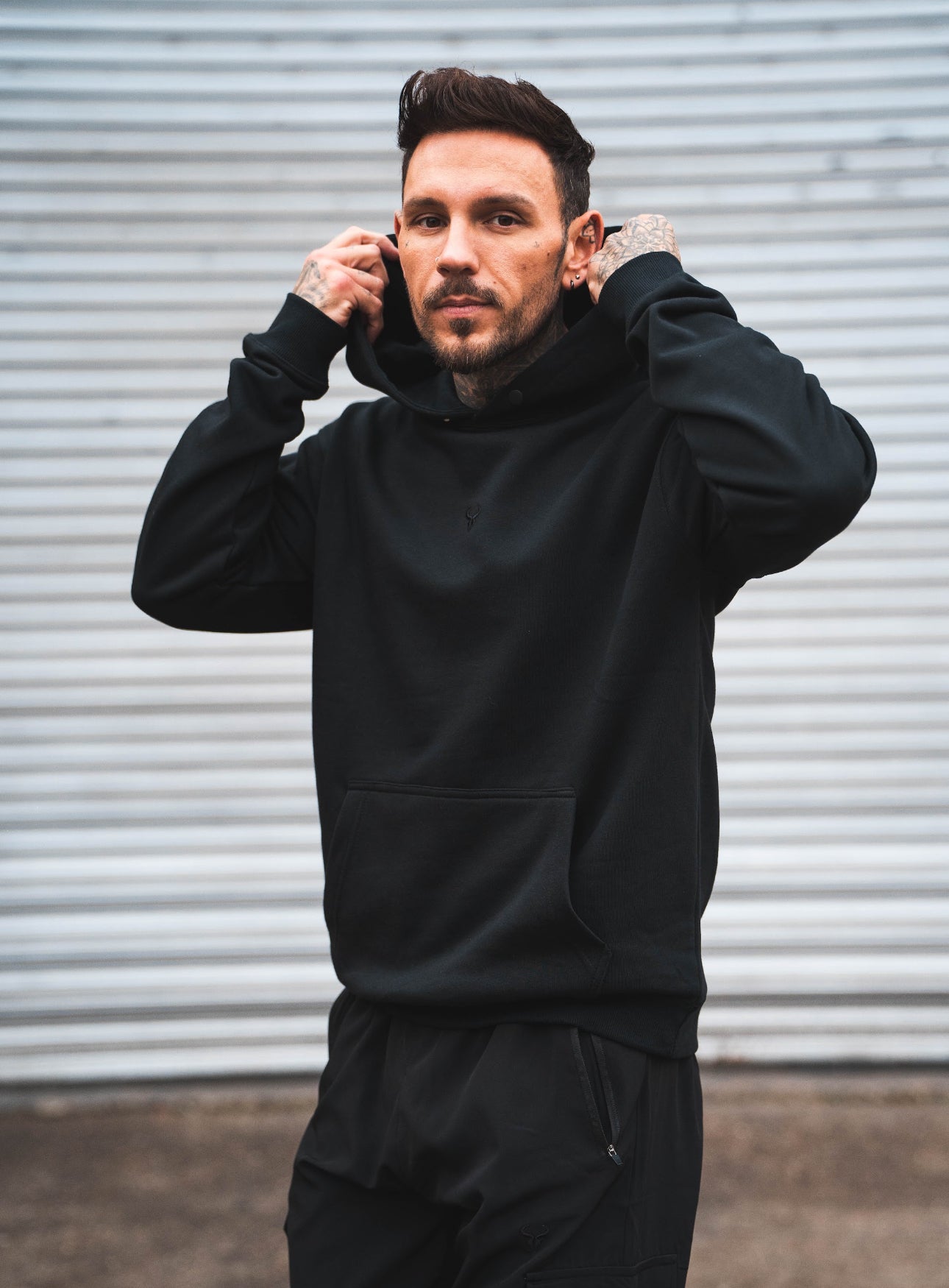 Cerus Black Core Hoodie for Men & Women - Premium Soft Cotton Pullover Hooded Sweatshirt - Stylish & Comfortable for Casual Wear, Gym, and Outdoor Activities