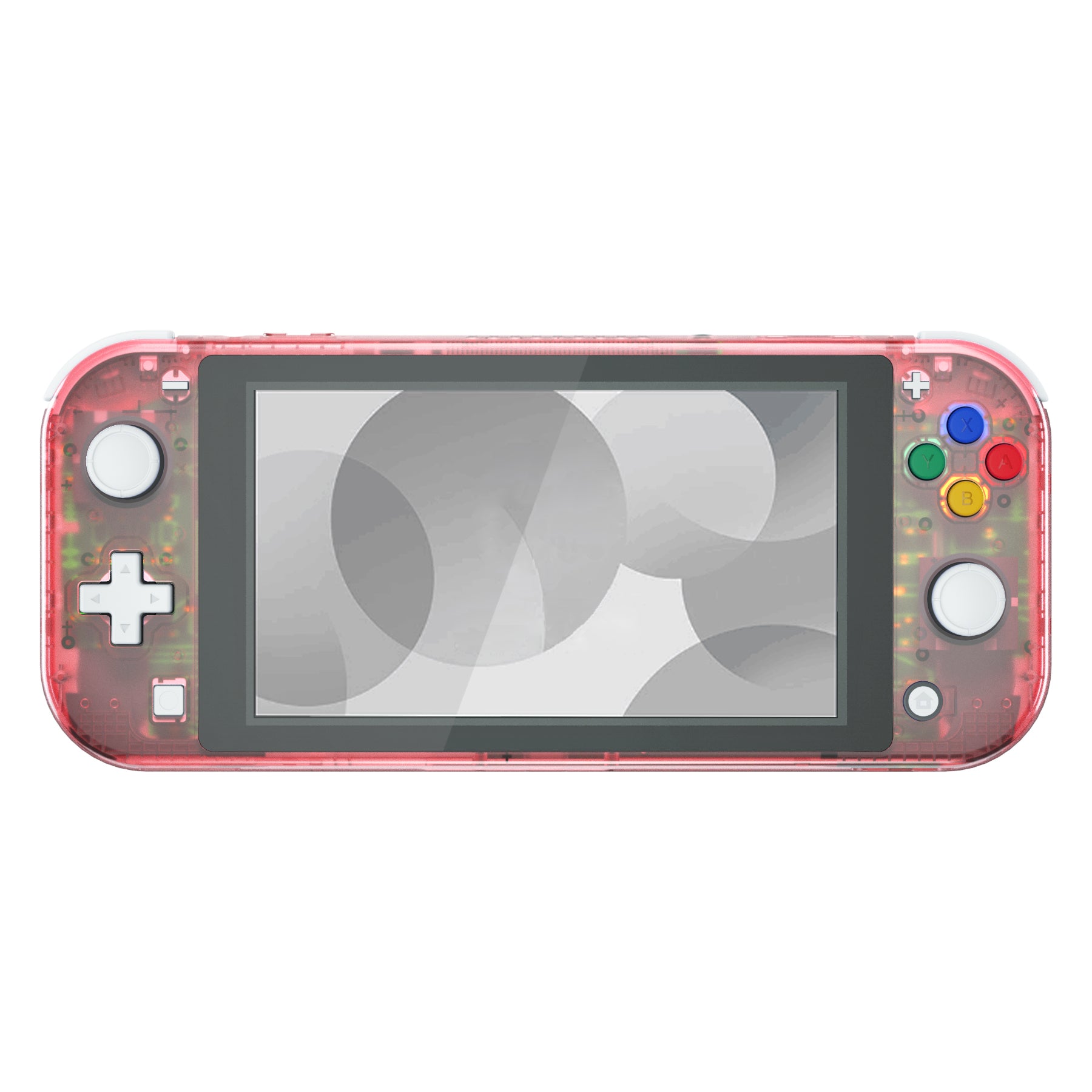 eXtremeRate Cherry Pink DIY Replacement Shell for Nintendo Switch Lite - Custom Controller Housing with Screen Protector | Durable Case Cover for NSL | Perfect for Gaming Enthusiasts & DIY Modders