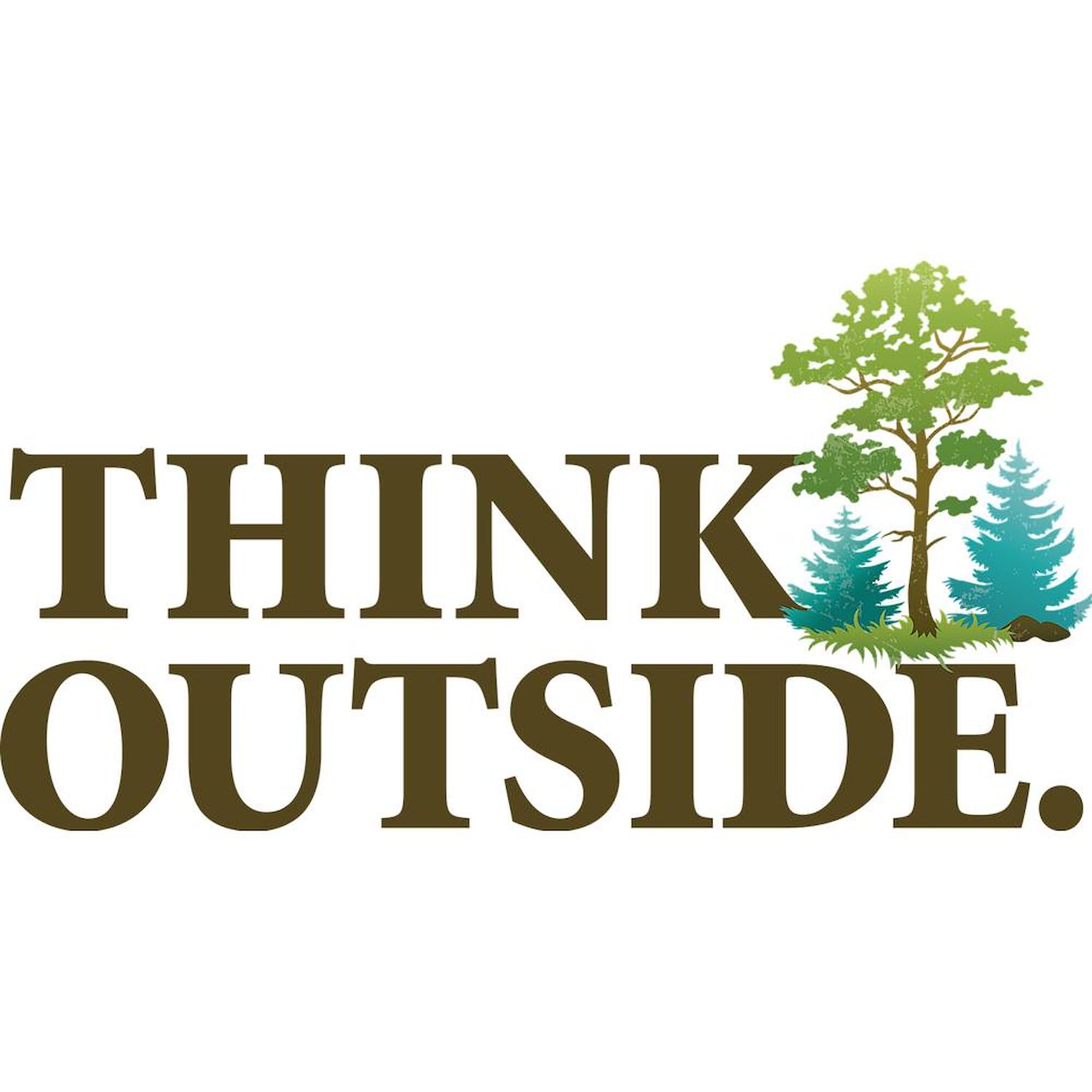 Think Outside Aluminum License Plate - Custom Front Vanity Tag for Cars & Trucks - Perfect for Personalization & Unique Style on the Road